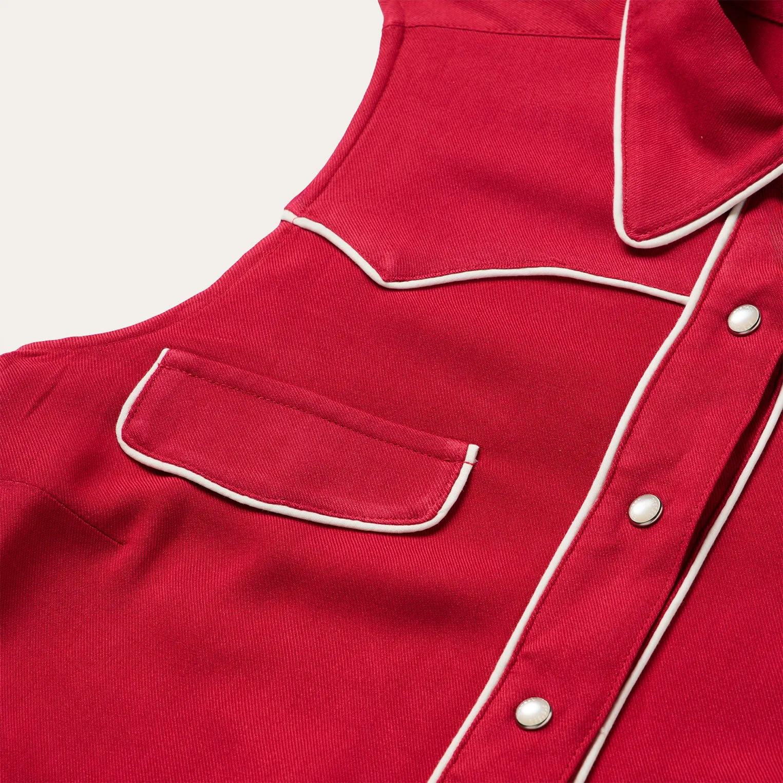 Sleeveless Retro Western Shirt sold by Stetson product image thumbnail 4