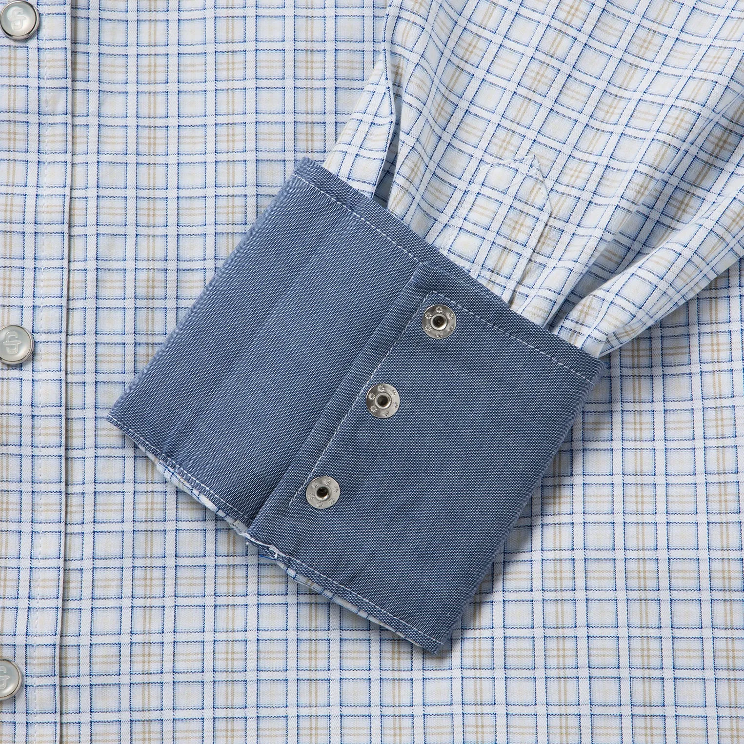 Ombre Plaid Check Western Shirt sold by Stetson product image thumbnail 5