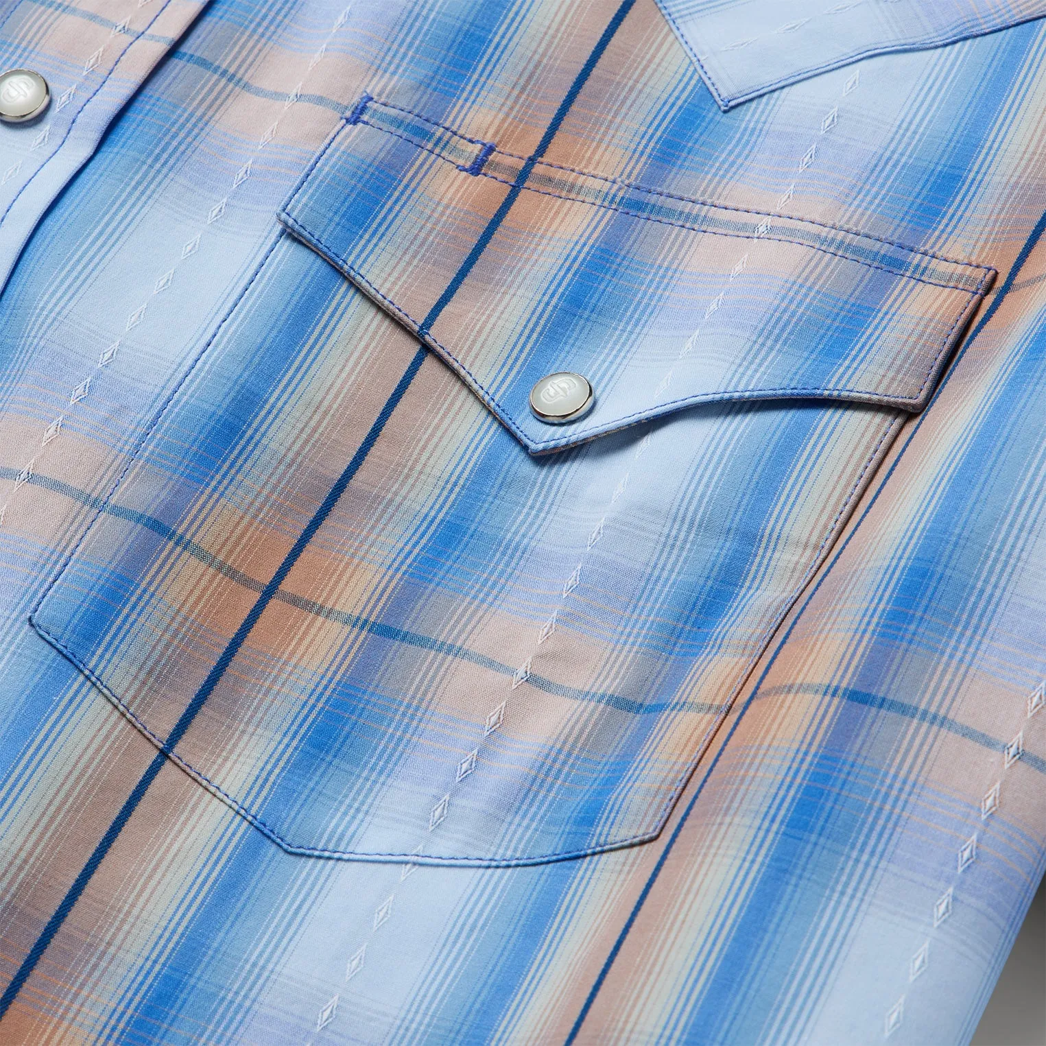 Sunrise Plaid Short-Sleeve Western Shirt sold by Stetson product image thumbnail 4