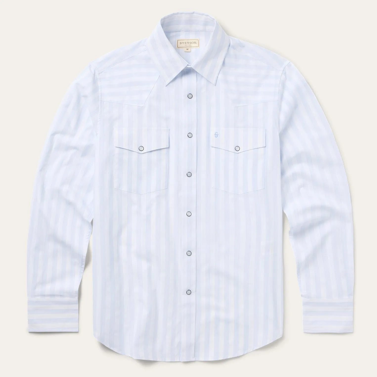 Stripe Oxford Western Shirt sold by Stetson