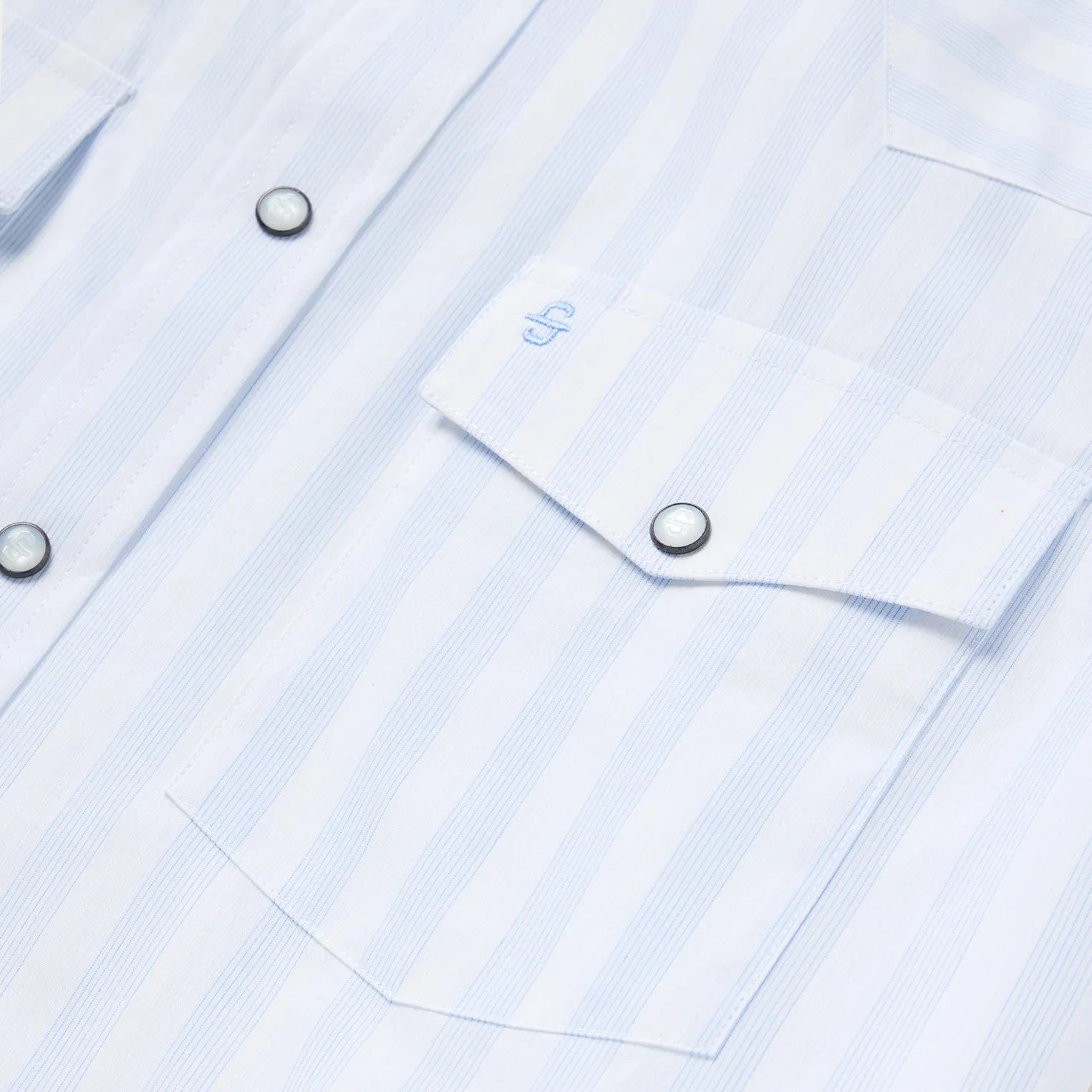 Stripe Oxford Western Shirt sold by Stetson product image thumbnail 5