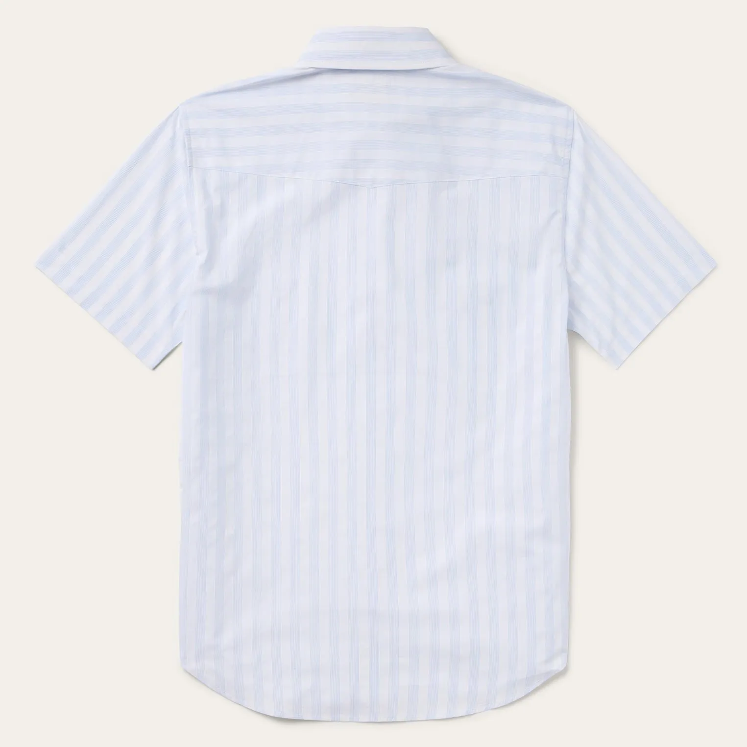 Stripe Oxford Short Sleeve Western Shirt sold by Stetson product image thumbnail 2