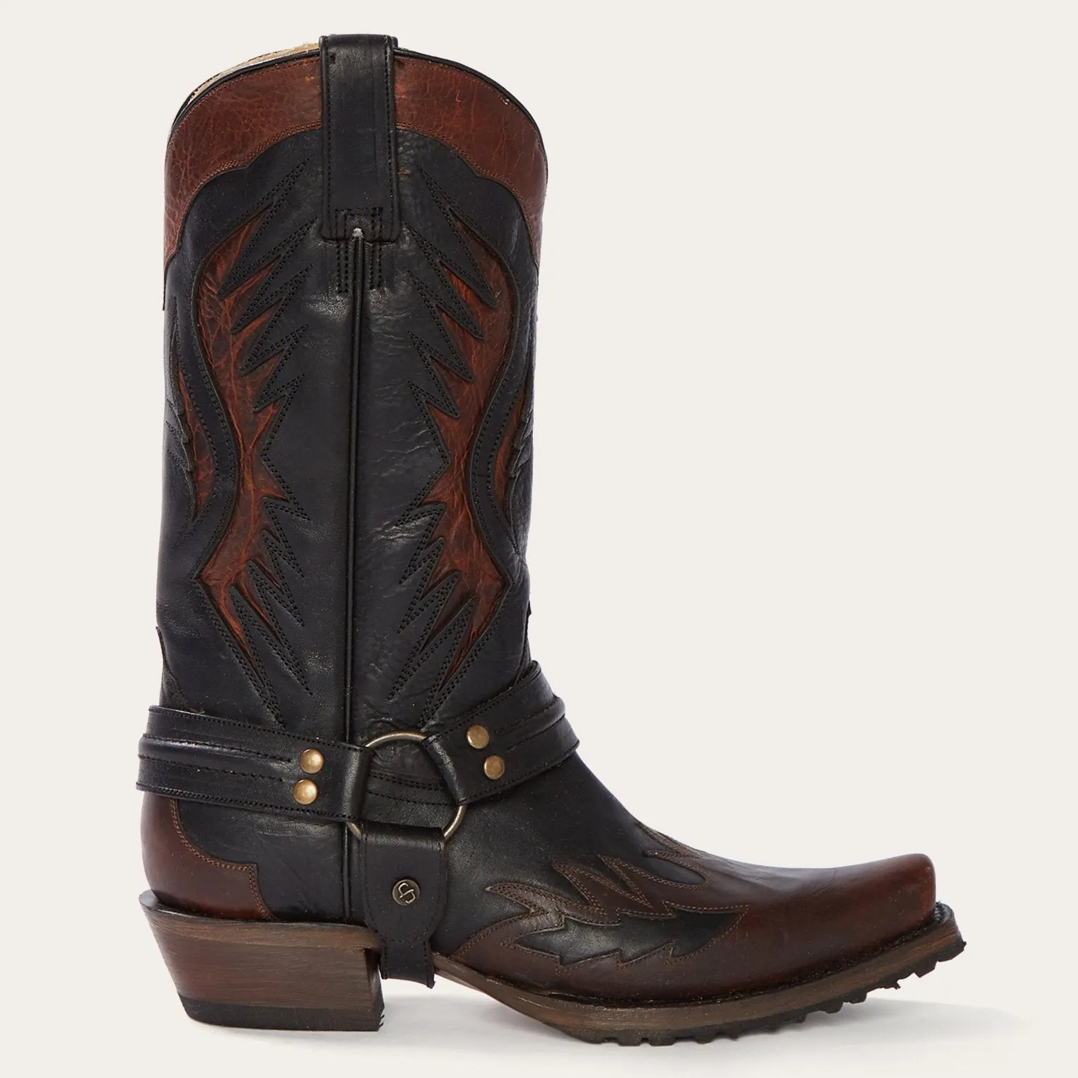 Biker Outlaw Oiled Leather Cowboy Boot sold by Stetson product image thumbnail 2