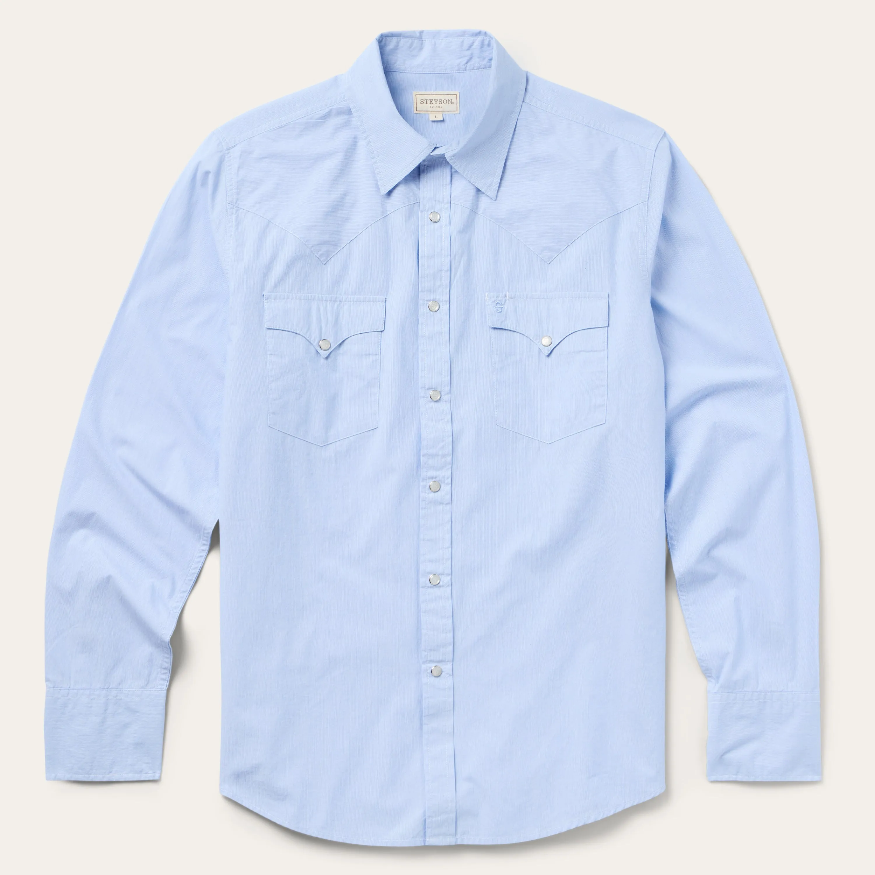 Fine Line Stripe Western Shirt sold by Stetson