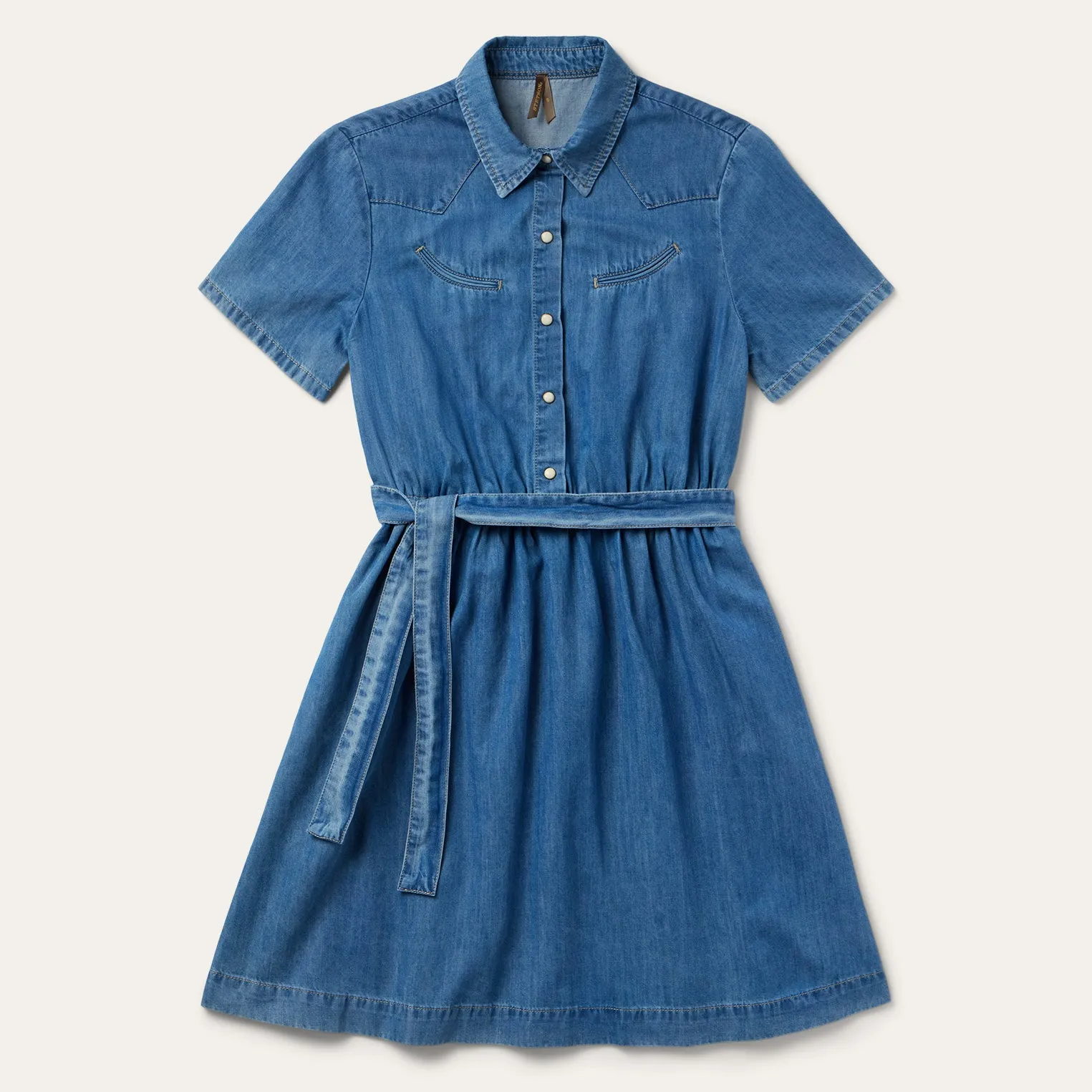 Smile Pocket Denim Dress sold by Stetson