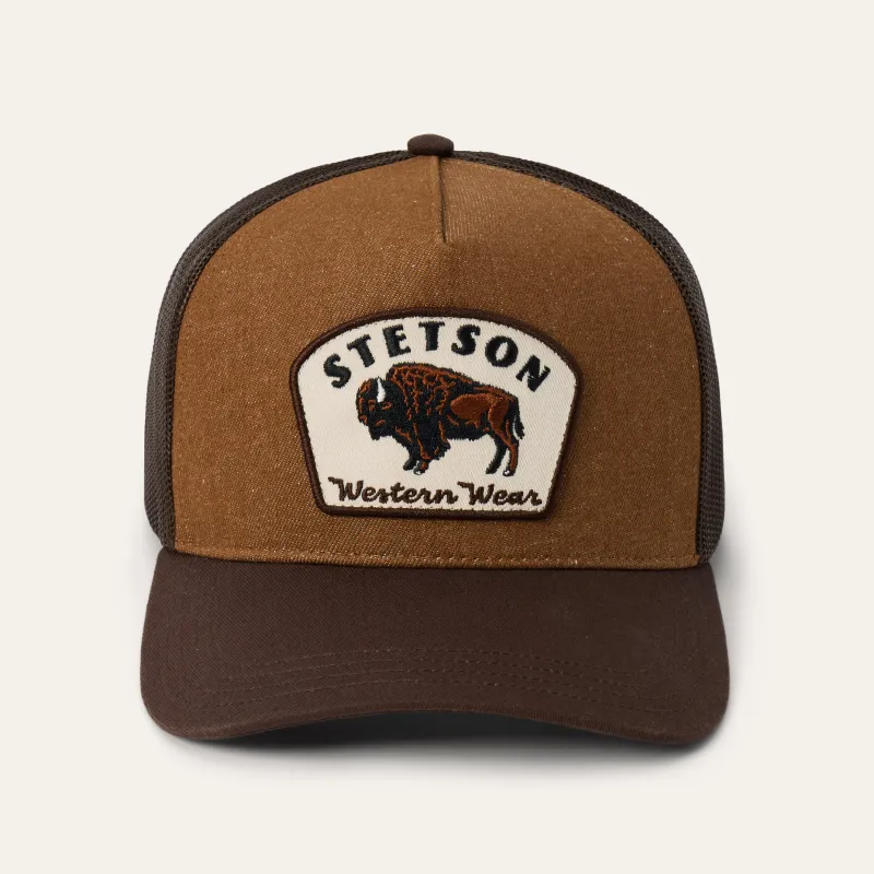 Bison Patch Trucker Hat sold by Stetson