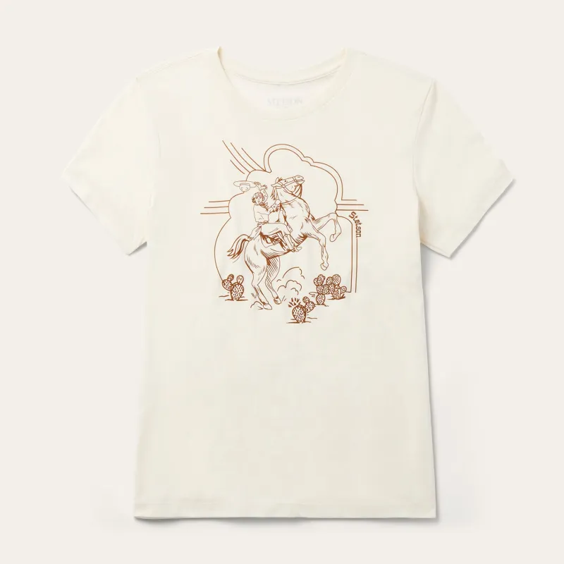 Rearing Cowgirl Graphic Tee sold by Stetson