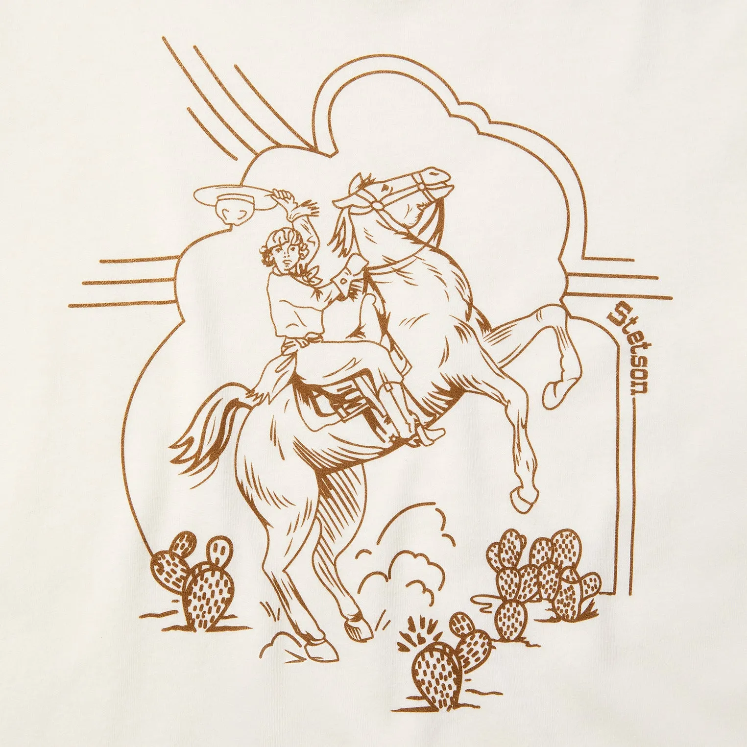 Rearing Cowgirl Graphic Tee sold by Stetson product image thumbnail 3