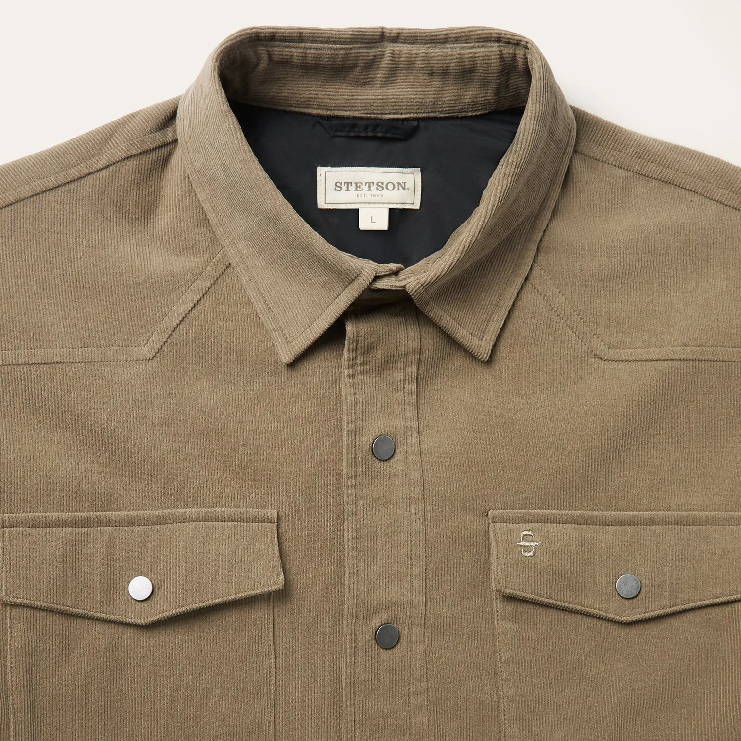 Corduroy Shirt Jacket sold by Stetson product image thumbnail 3