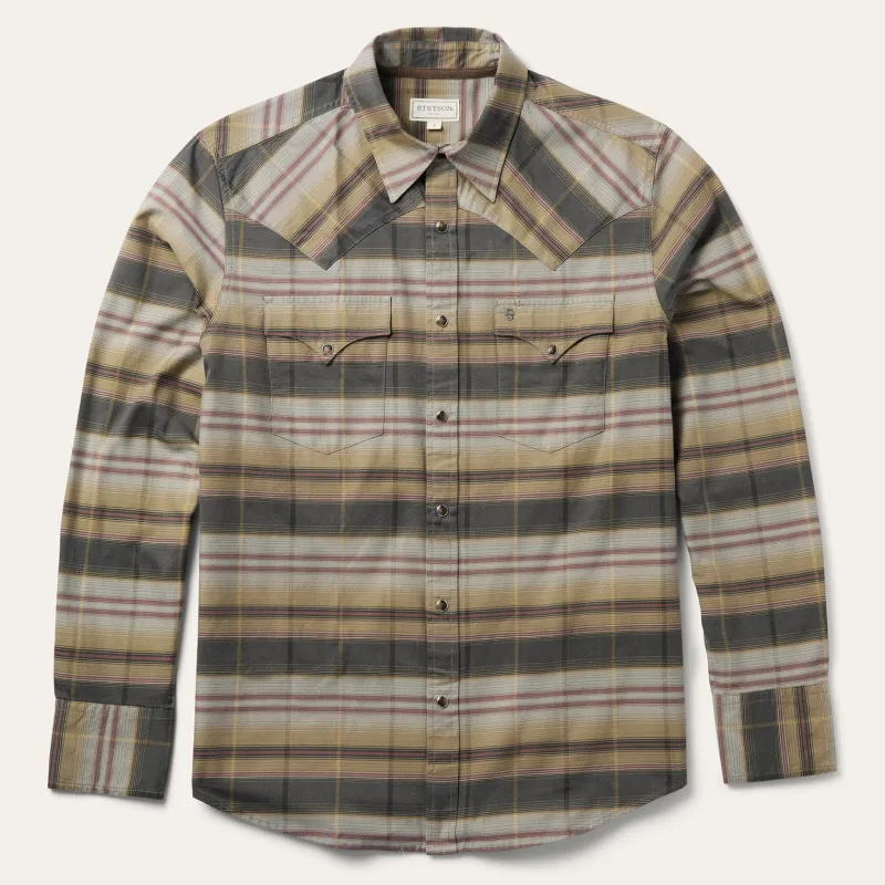Serape Plaid Western Shirt sold by Stetson