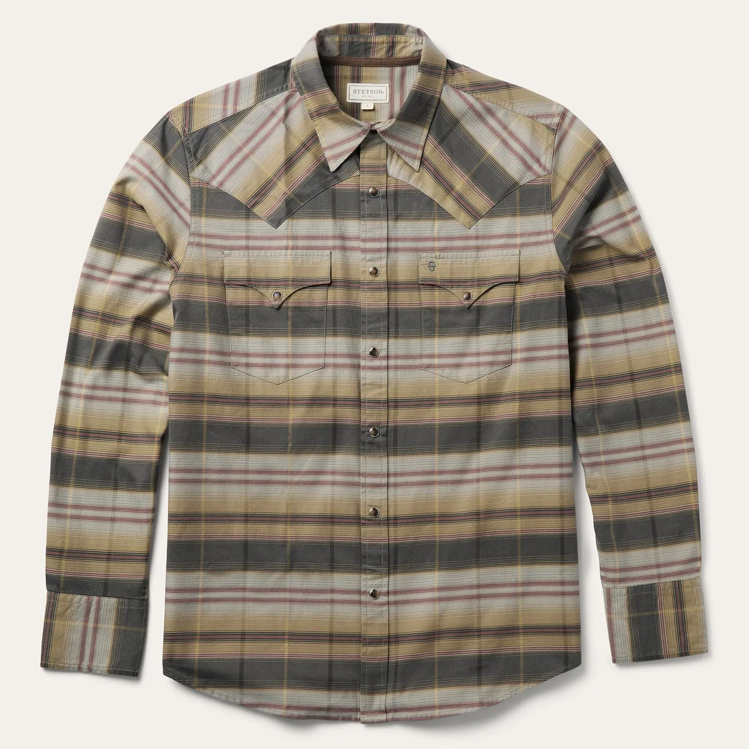 Serape Plaid Western Shirt sold by Stetson