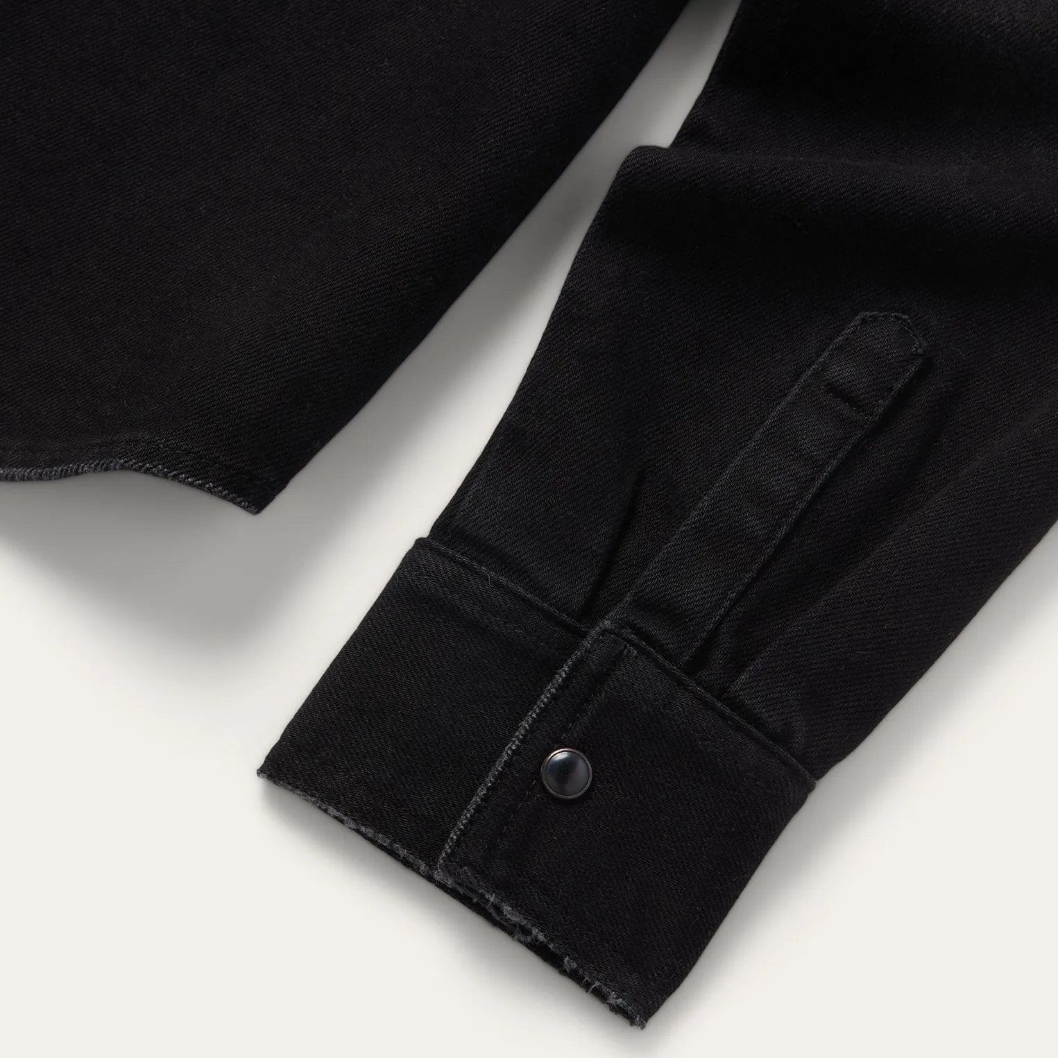 Embroidered Black Denim Shirt sold by Stetson product image thumbnail 5