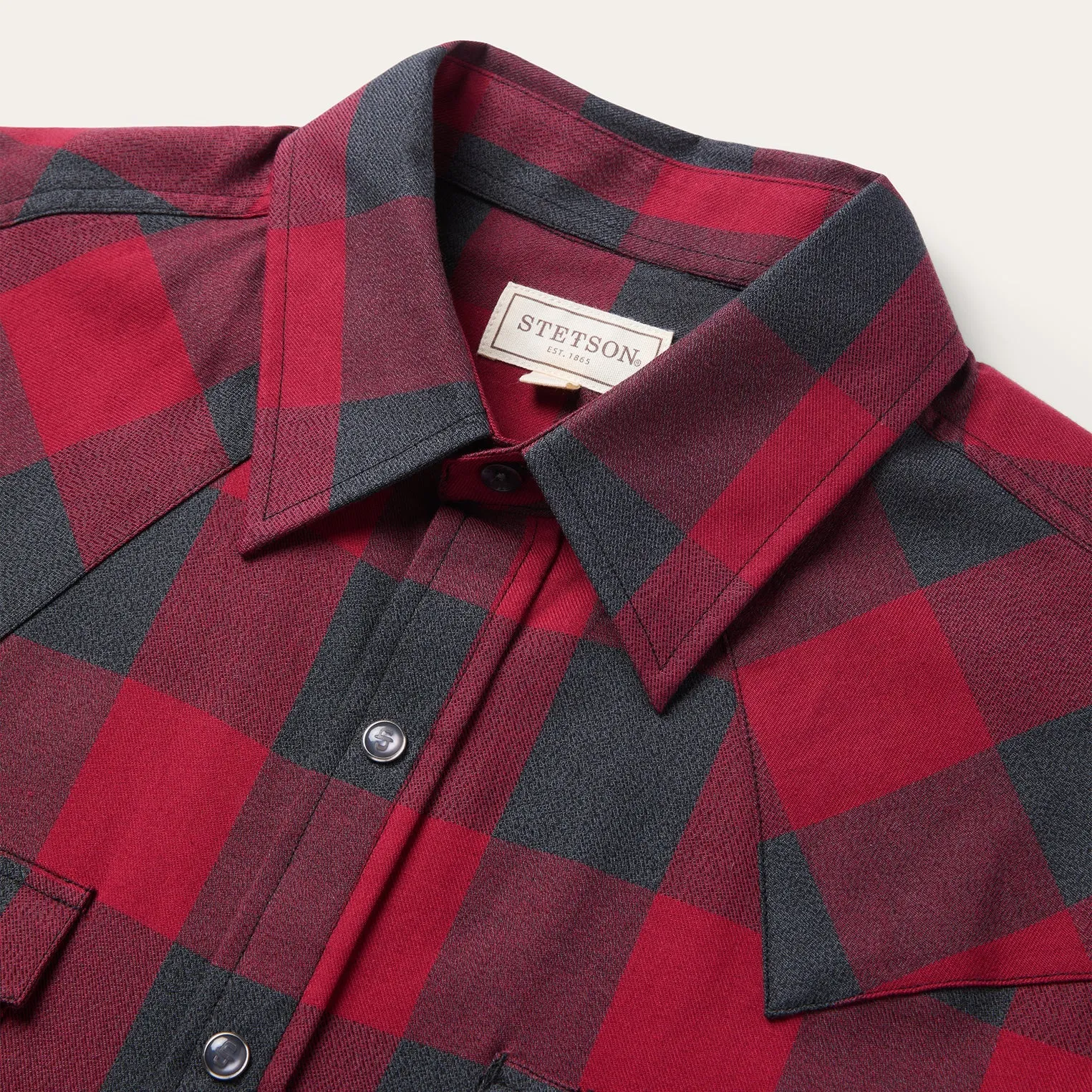 Buffalo Plaid Western Shirt sold by Stetson product image thumbnail 4