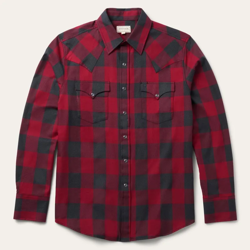 Buffalo Plaid Western Shirt sold by Stetson