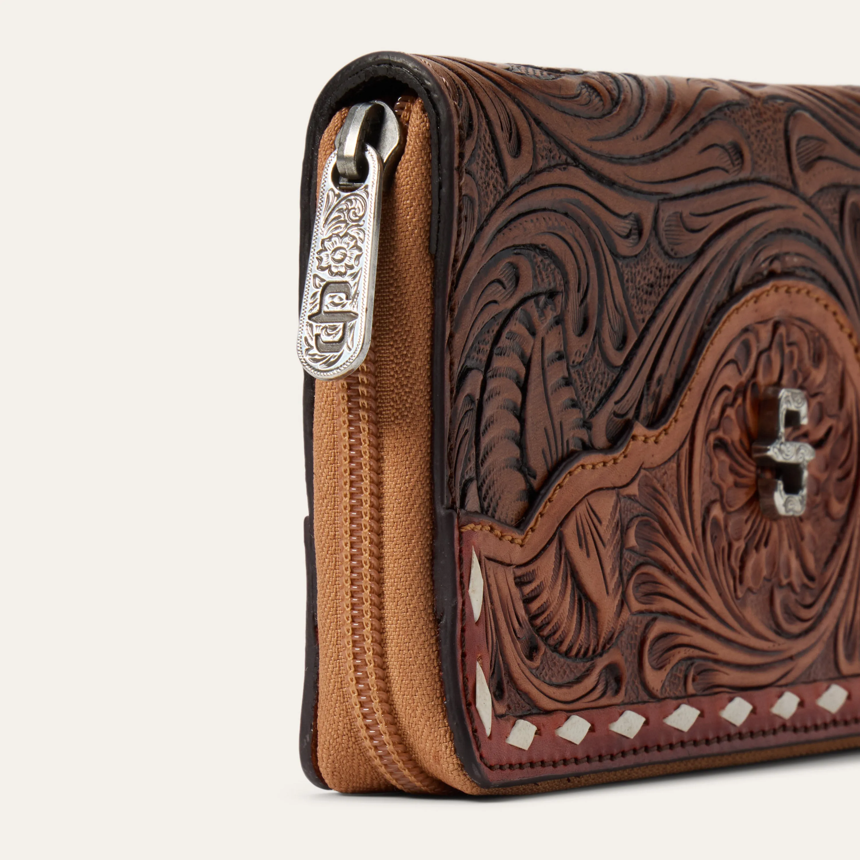 Tooled Zip Wallet sold by Stetson product image thumbnail 4