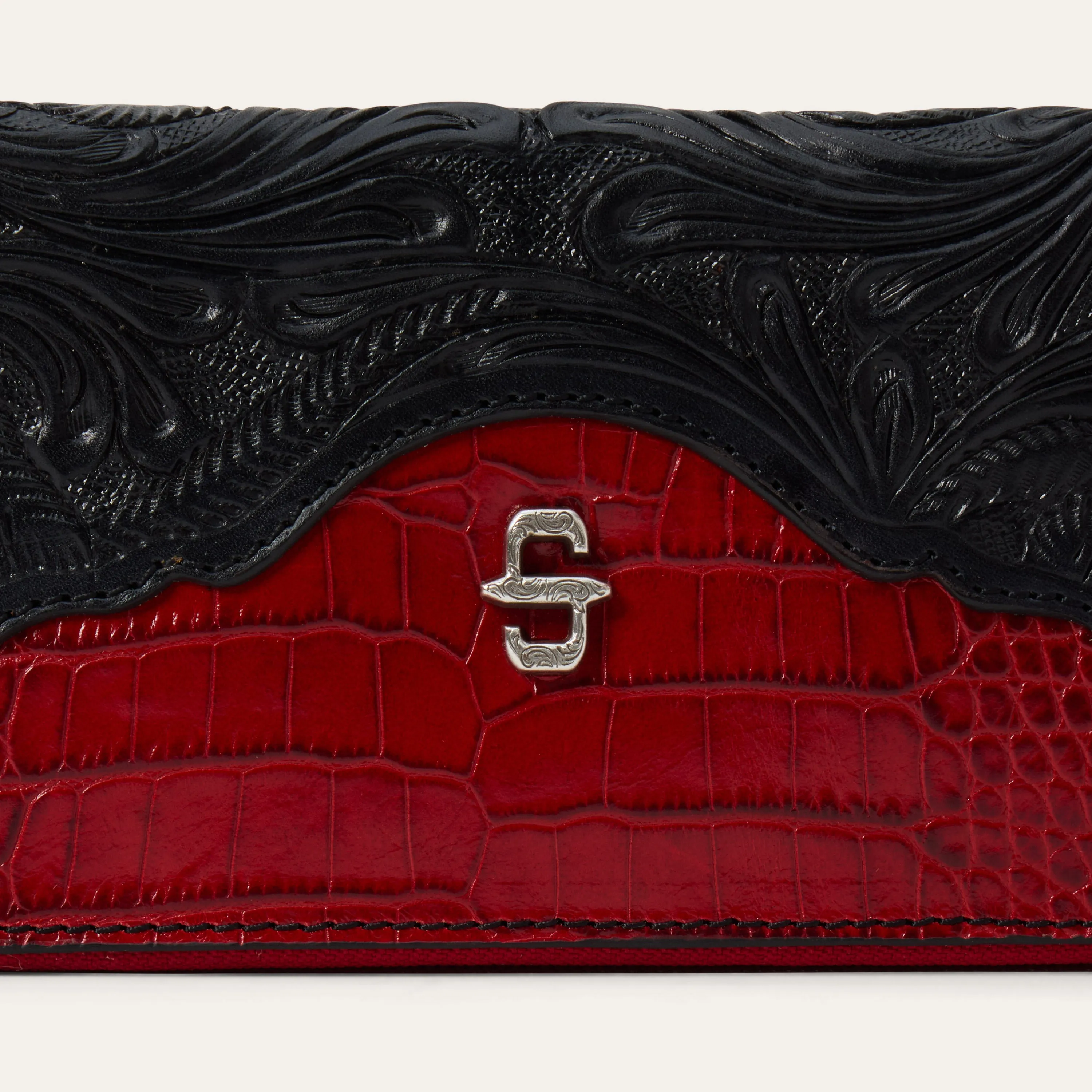 Tooled Croco Embossed Zip Wallet sold by Stetson product image thumbnail 4