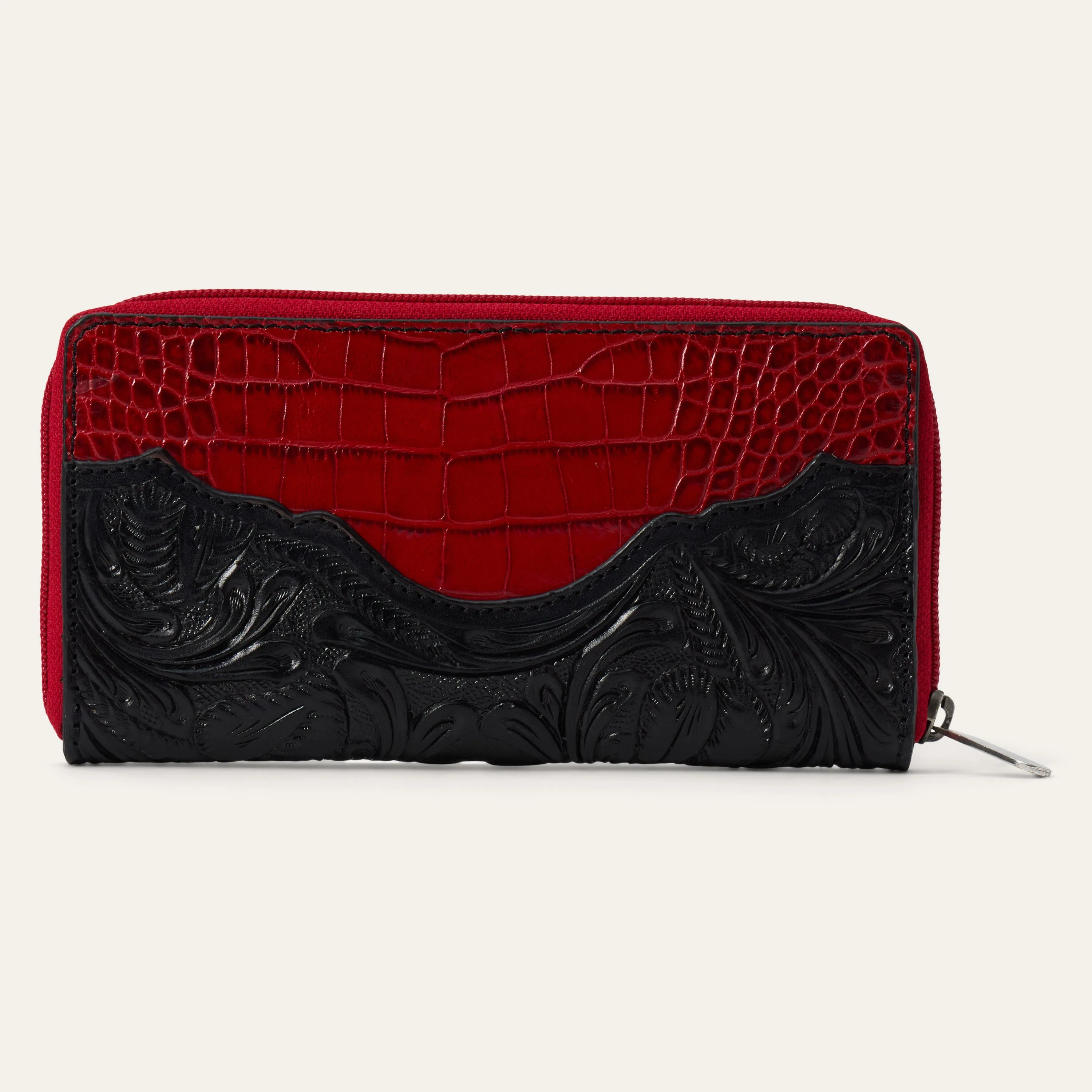 Tooled Croco Embossed Zip Wallet sold by Stetson product image thumbnail 2