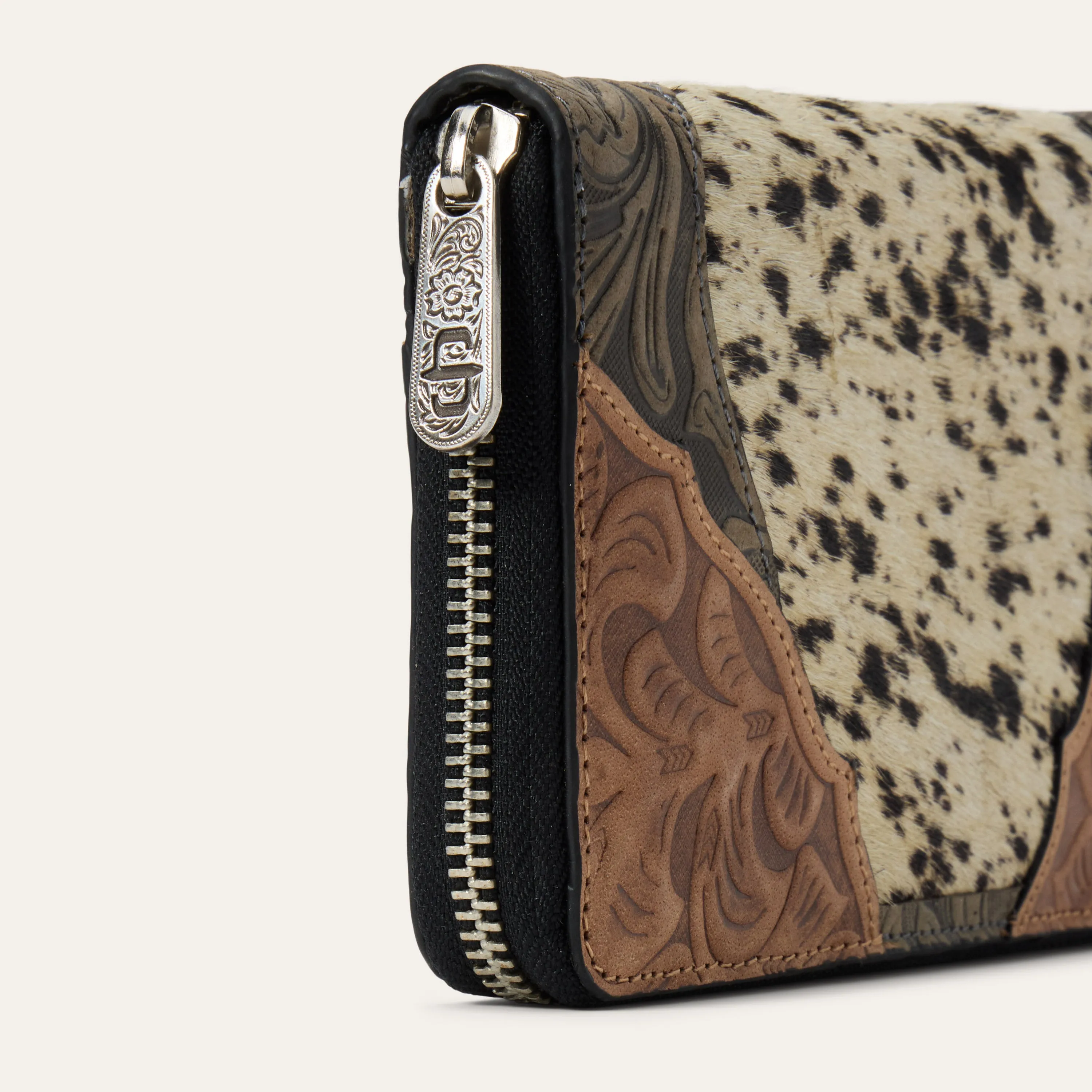 Hair-On-Hide Tooled Zip Wallet sold by Stetson product image thumbnail 5