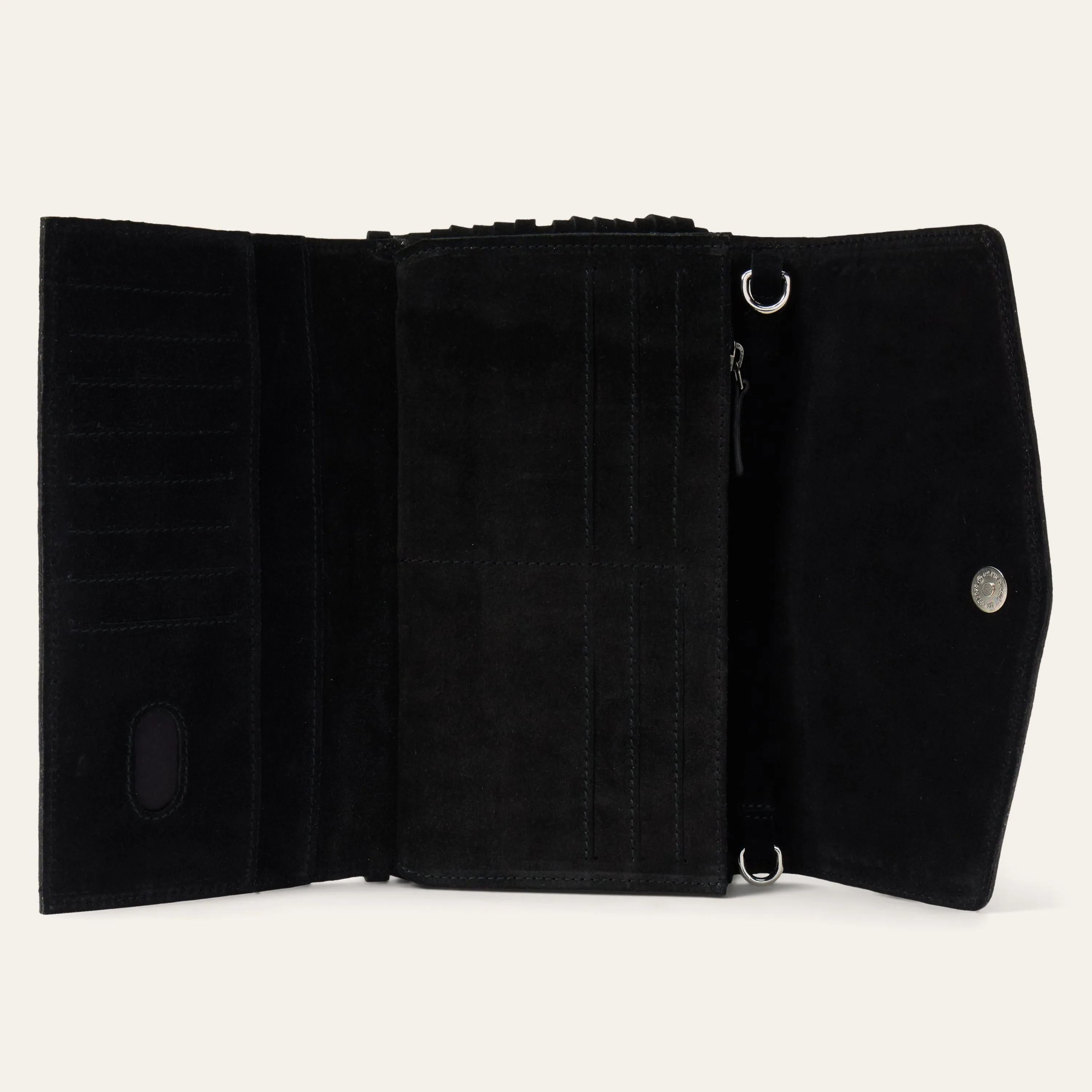 Spiral Suede Fringed Clutch sold by Stetson product image thumbnail 4