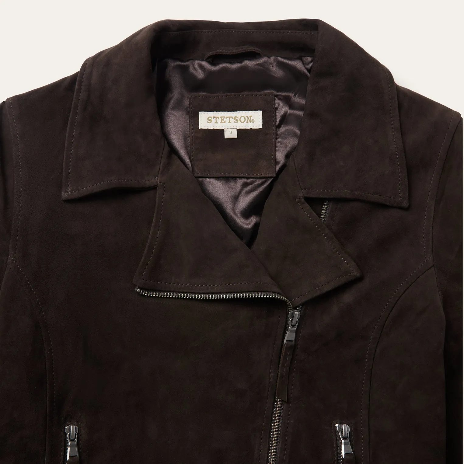 Suede Fringe Motorcycle Jacket sold by Stetson product image thumbnail 3
