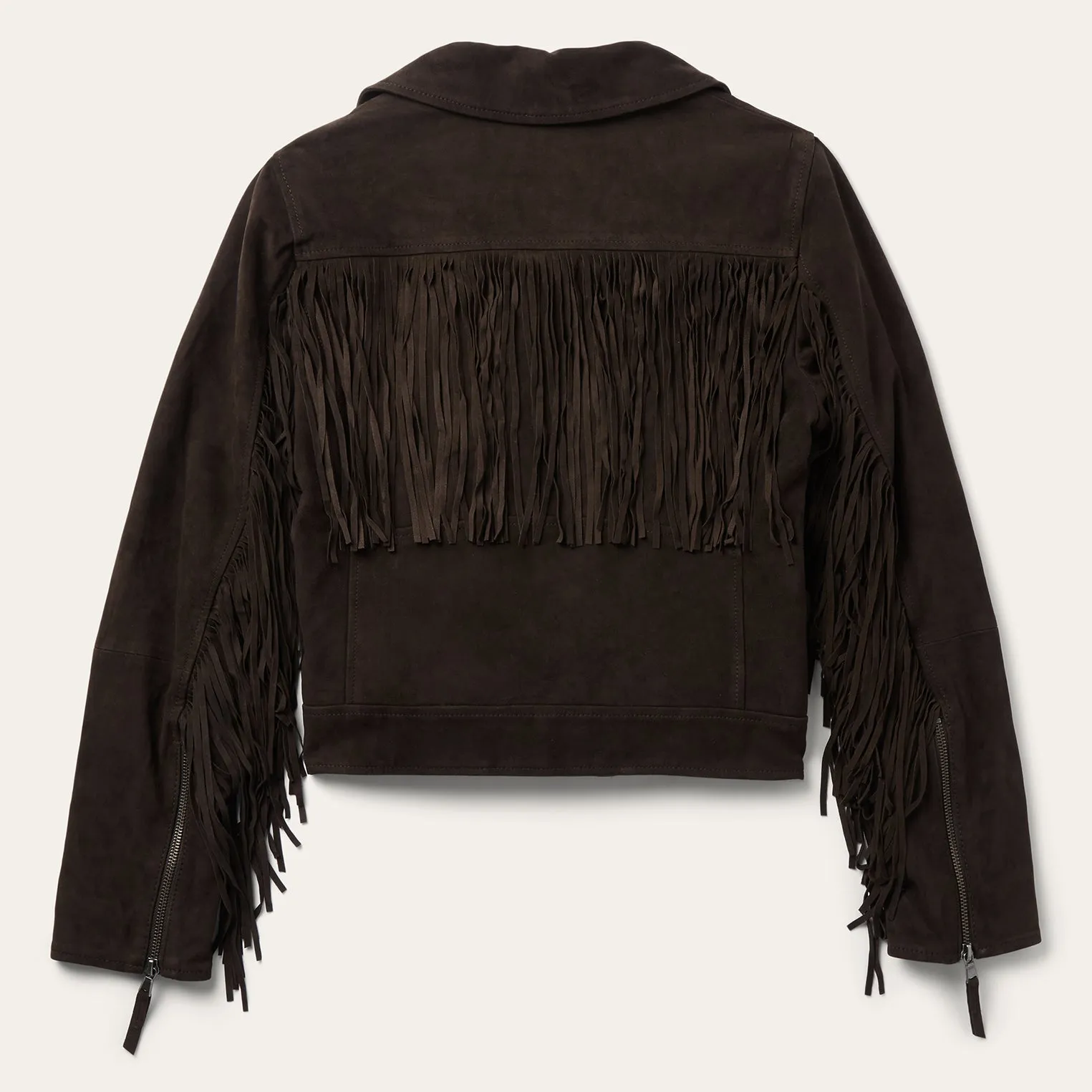 Suede Fringe Motorcycle Jacket sold by Stetson product image thumbnail 2