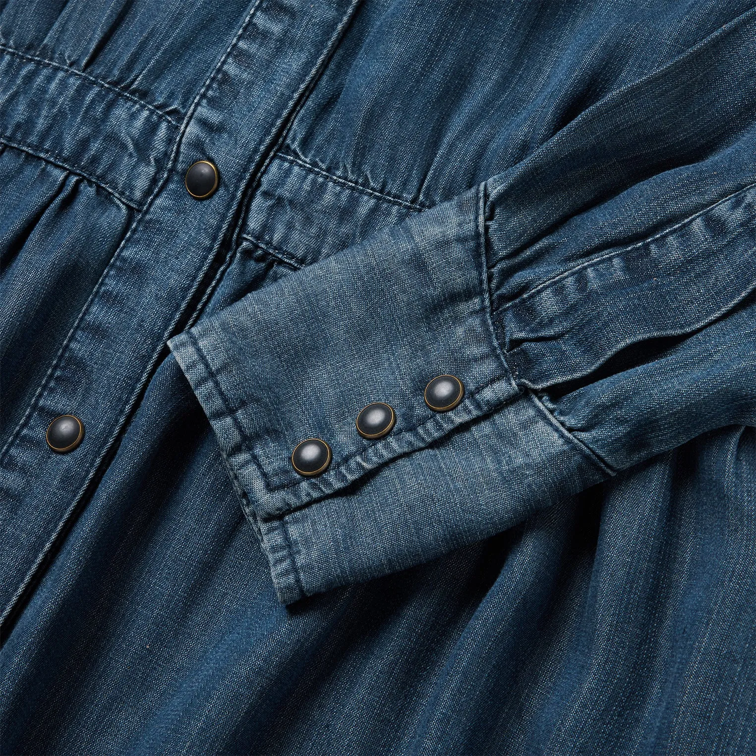 Western Denim Maxi Dress sold by Stetson product image thumbnail 4