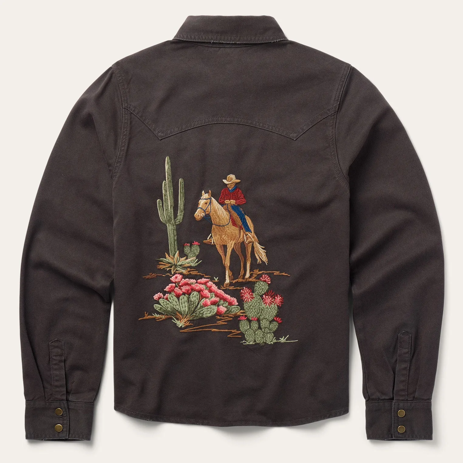 Desert Scene Embroidered Western Shirt sold by Stetson product image thumbnail 2
