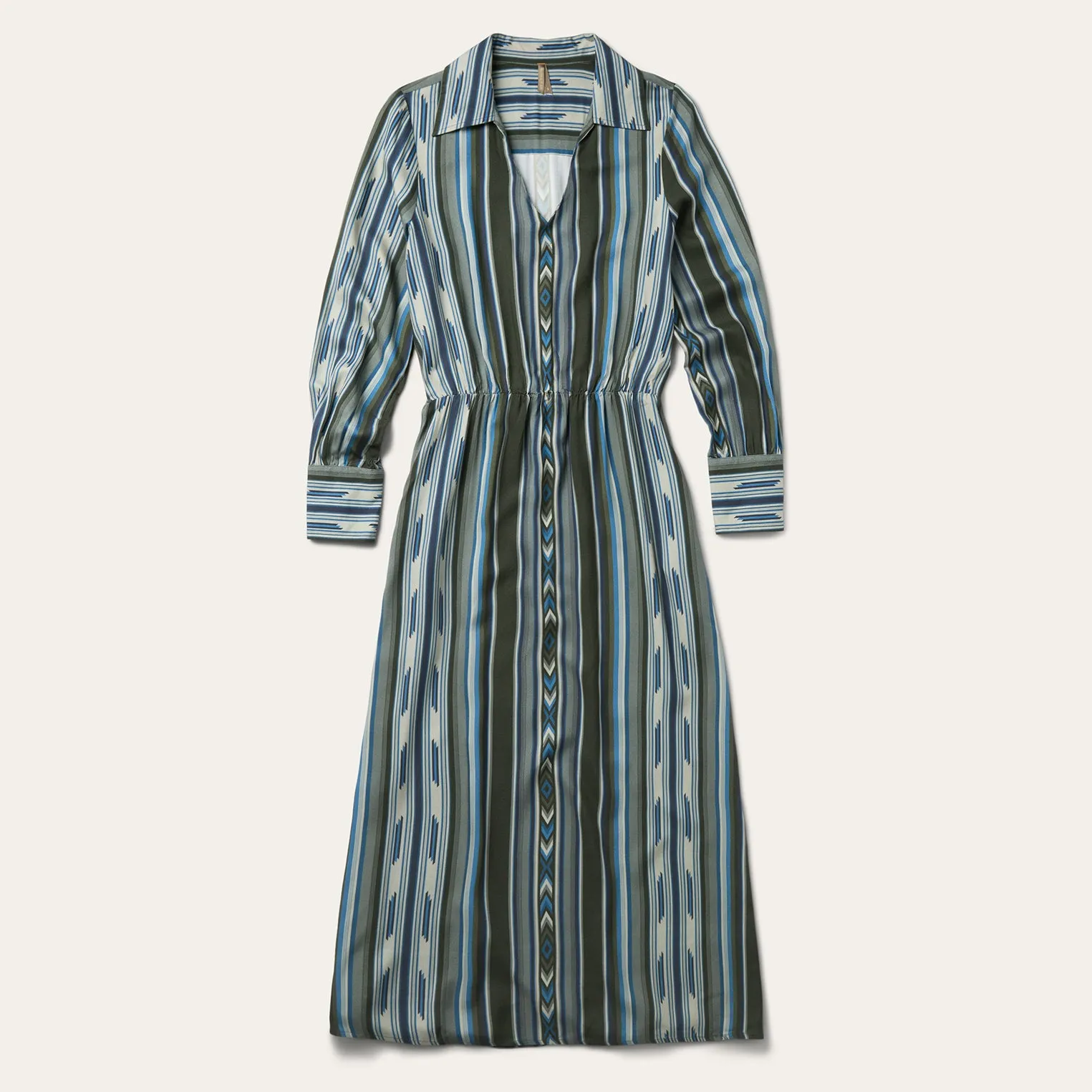 Olive Serape Print Western Dress sold by Stetson