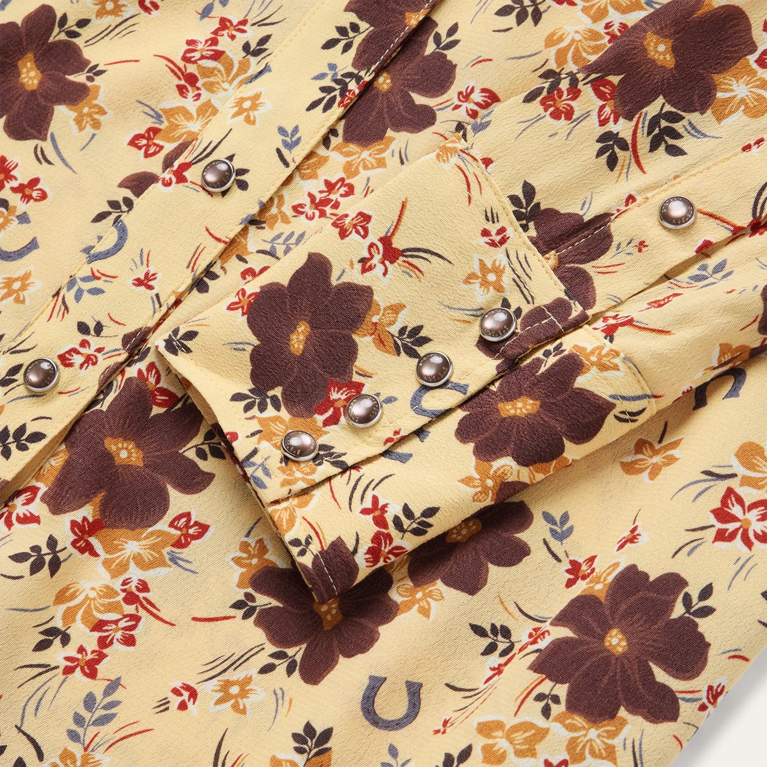 Vintage Floral Print Western Shirt sold by Stetson product image thumbnail 5