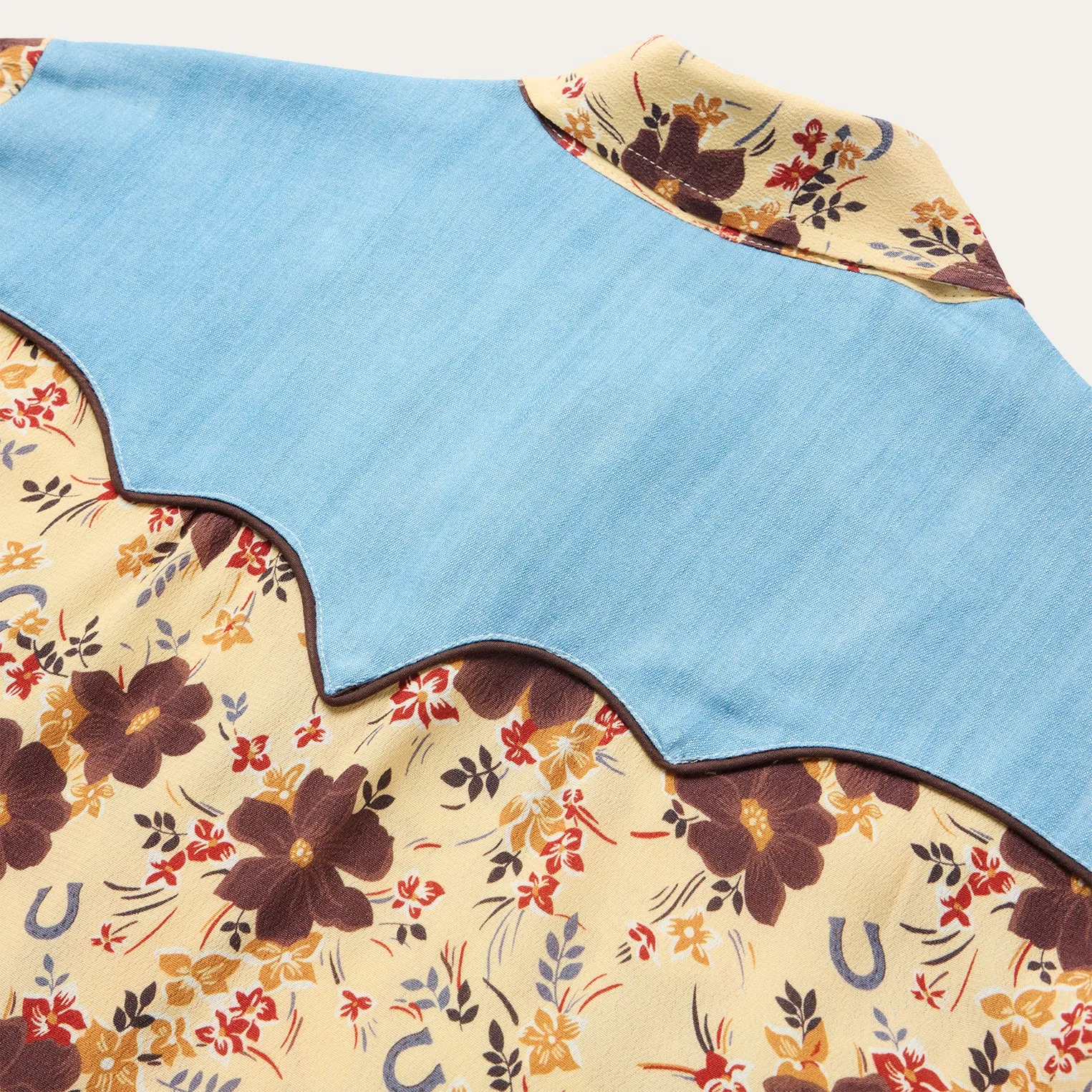 Vintage Floral Print Western Shirt sold by Stetson product image thumbnail 4