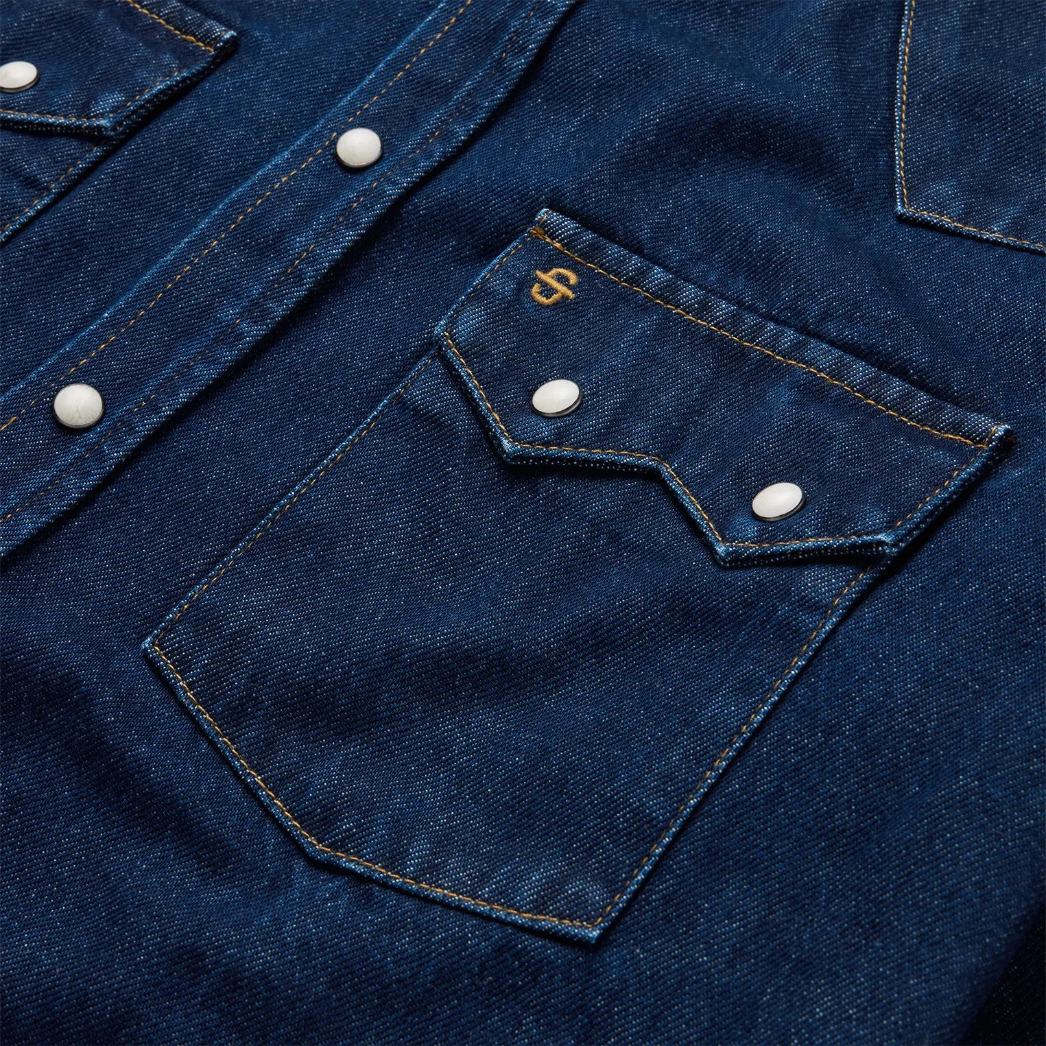 Raw Denim Western Shirt sold by Stetson product image thumbnail 4