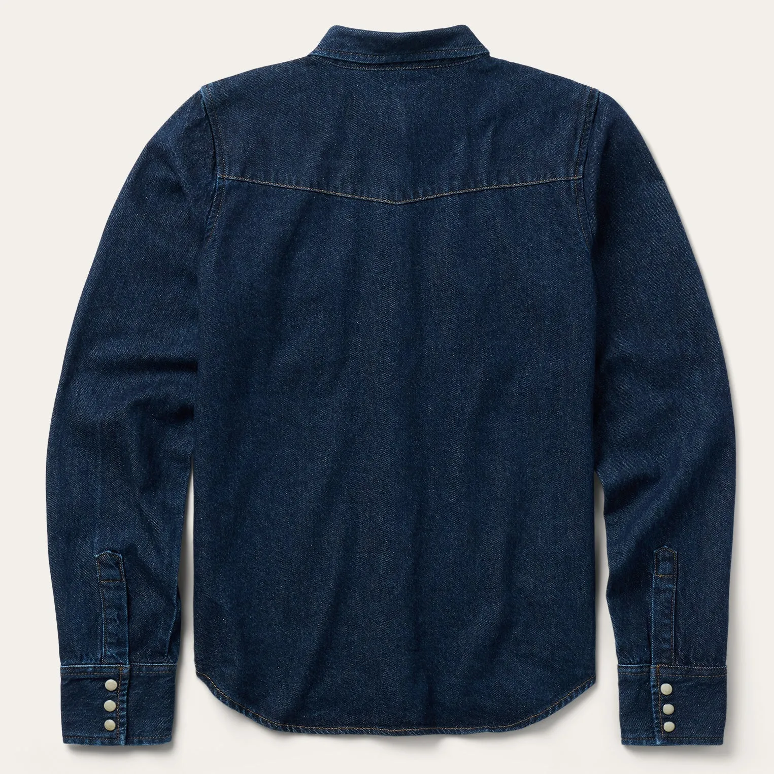 Raw Denim Western Shirt sold by Stetson product image thumbnail 2