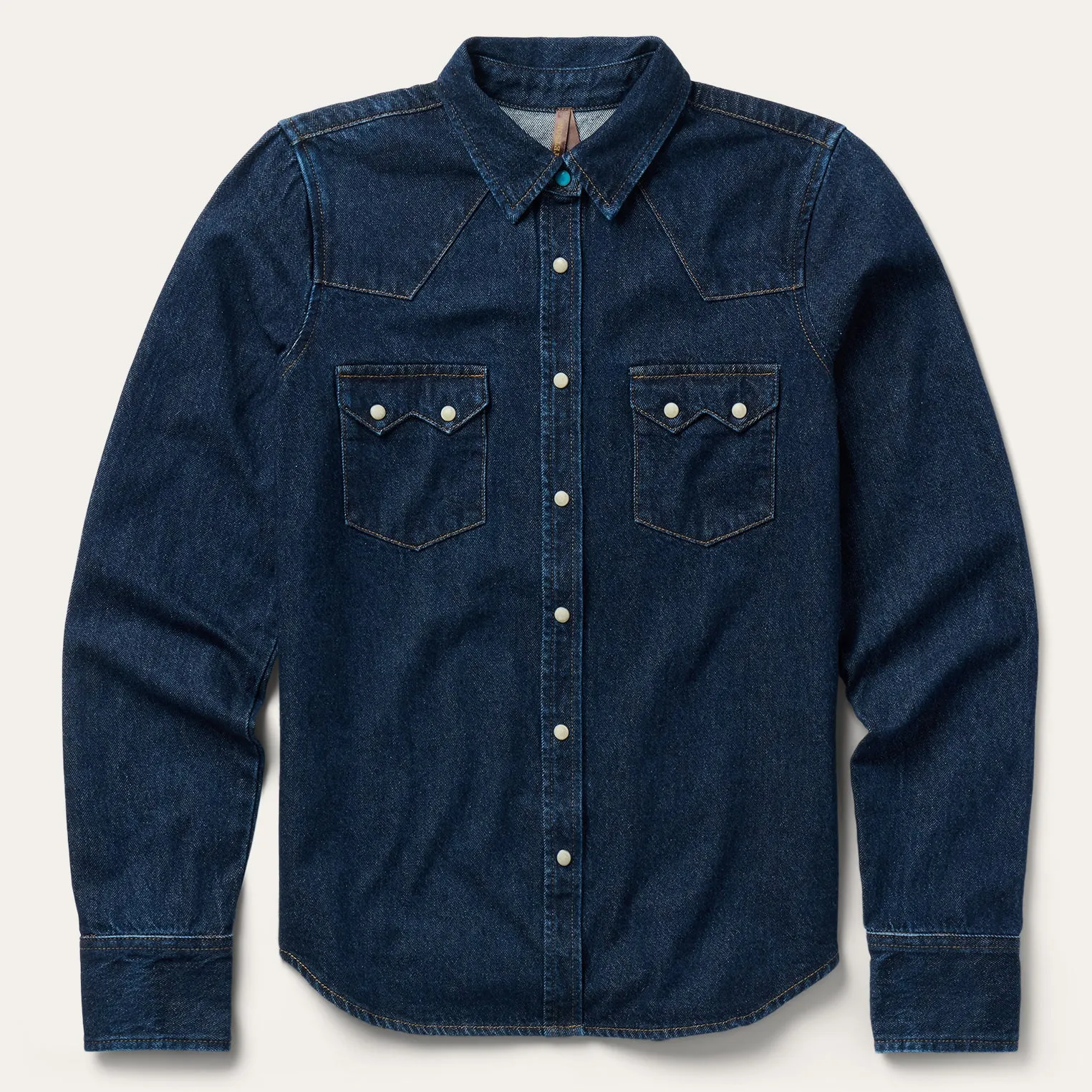 Raw Denim Western Shirt sold by Stetson