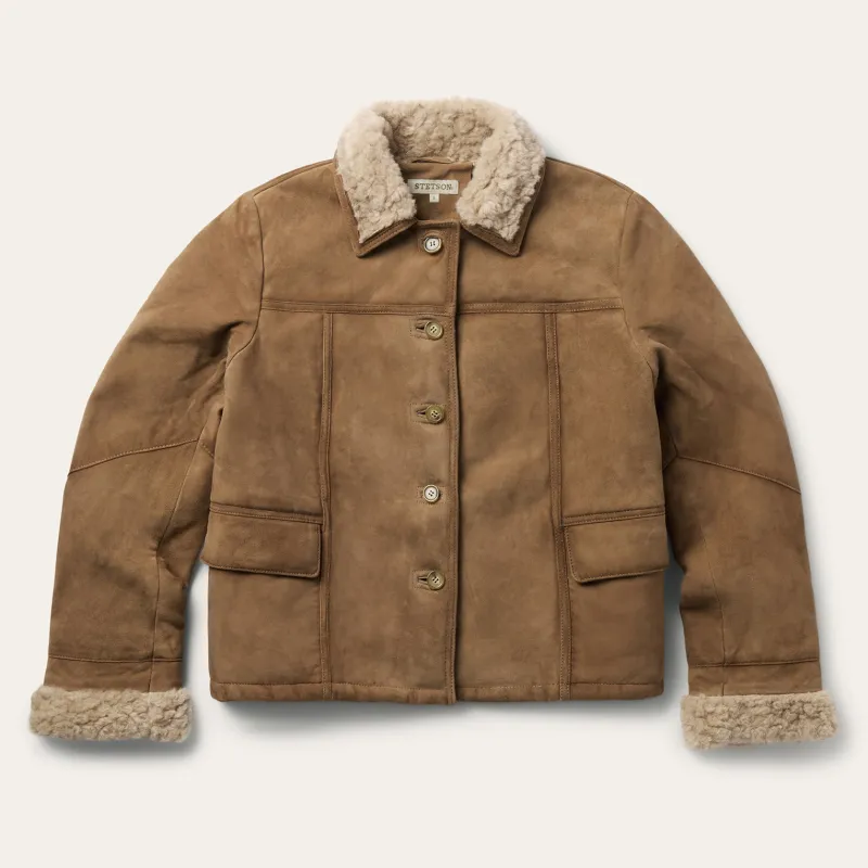 Suede Shearling Jacket sold by Stetson