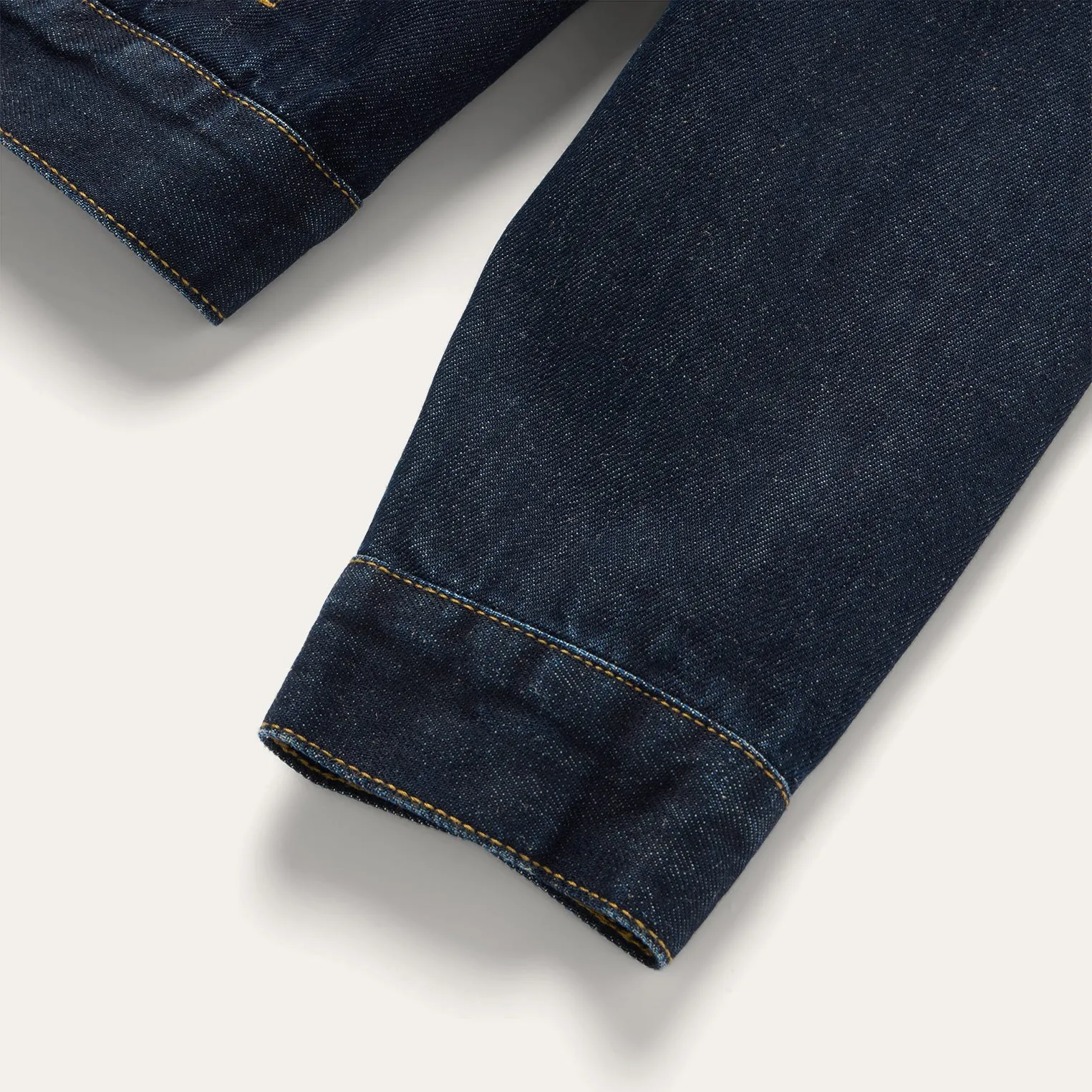 Suede Collar Raw Denim Jacket sold by Stetson product image thumbnail 5