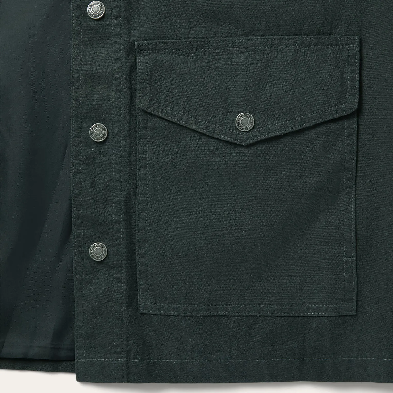 Waxed Canvas Shirt Jacket sold by Stetson product image thumbnail 4