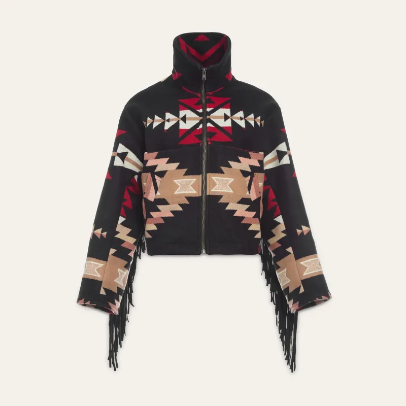 Stetson x Lindsey Thornburg Cropped Fringe Archer made by Stetson