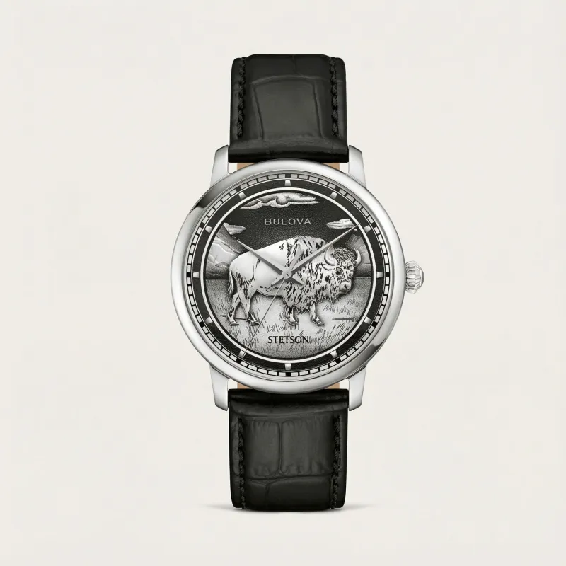 Bulova x Stetson Bison Watch sold by Stetson