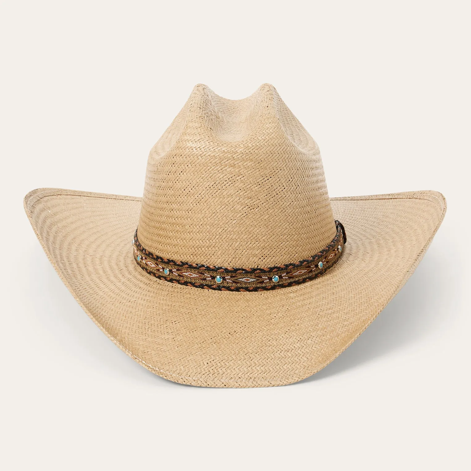 Ashby Straw Cowboy Hat sold by Stetson