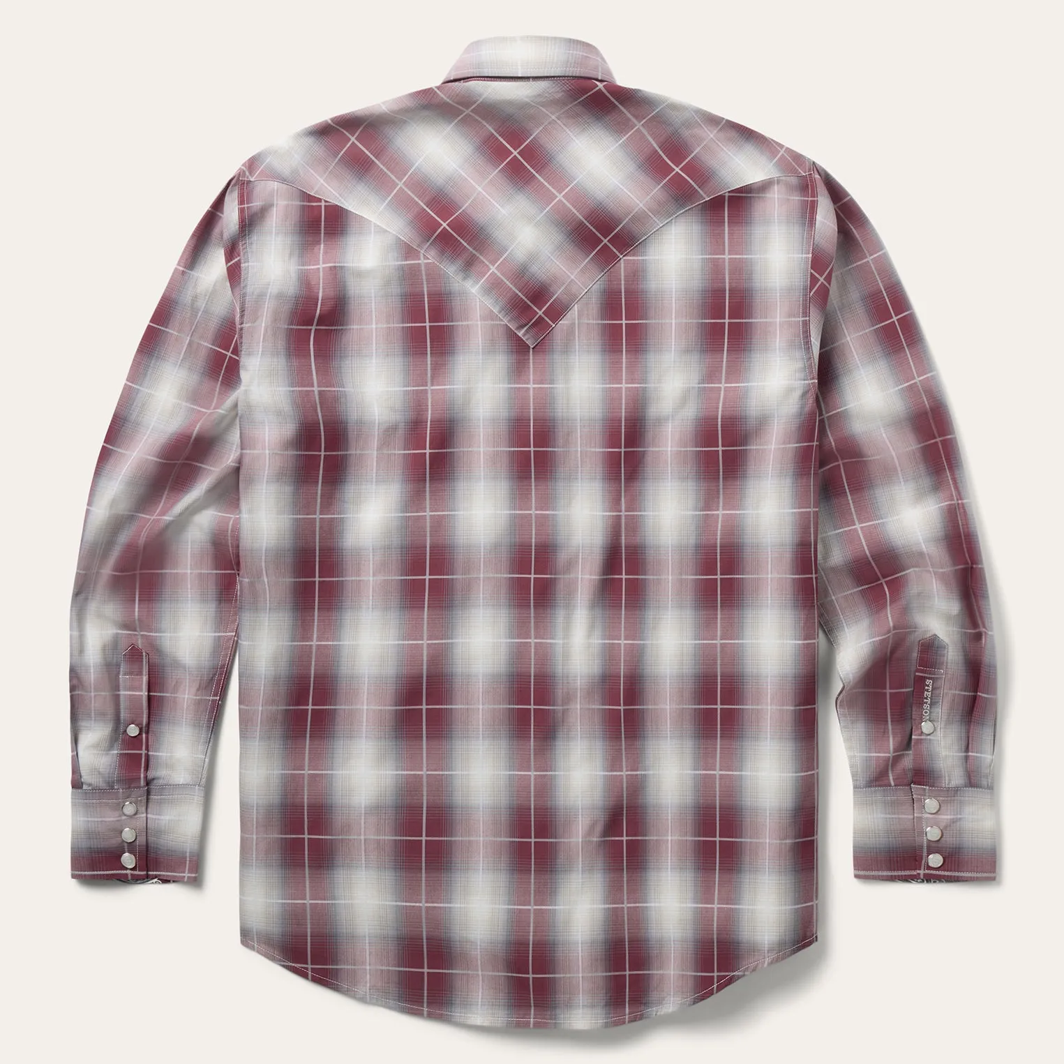 Ombre Plaid Western Shirt sold by Stetson product image thumbnail 2