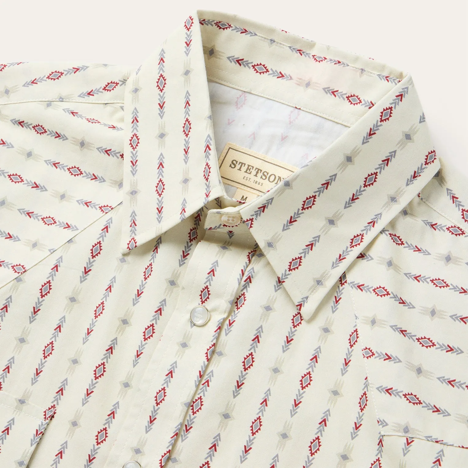 Southwest Stripe Western Shirt sold by Stetson product image thumbnail 3