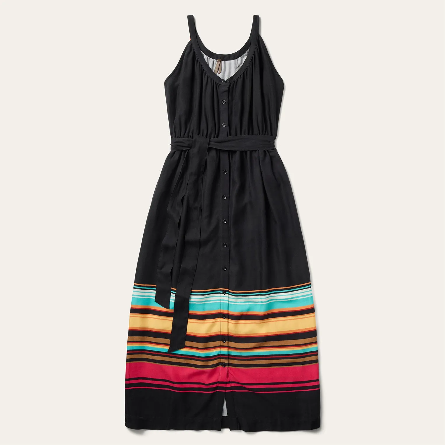 Stripe Border Sleeveless Dress sold by Stetson