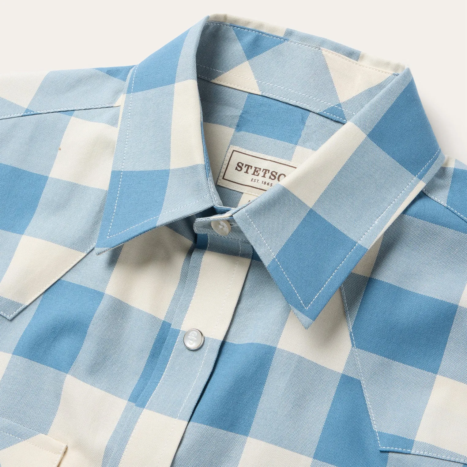 Buffalo Oxford Short Sleeve Shirt sold by Stetson product image thumbnail 3