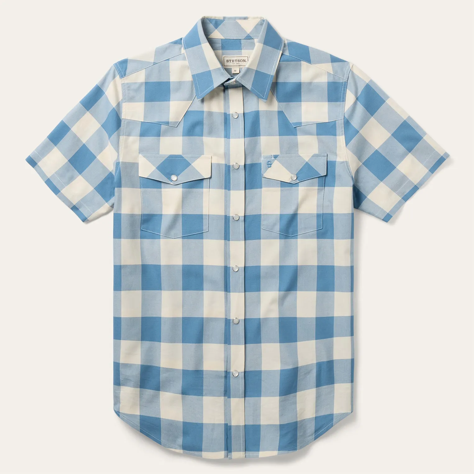 Buffalo Oxford Short Sleeve Shirt sold by Stetson