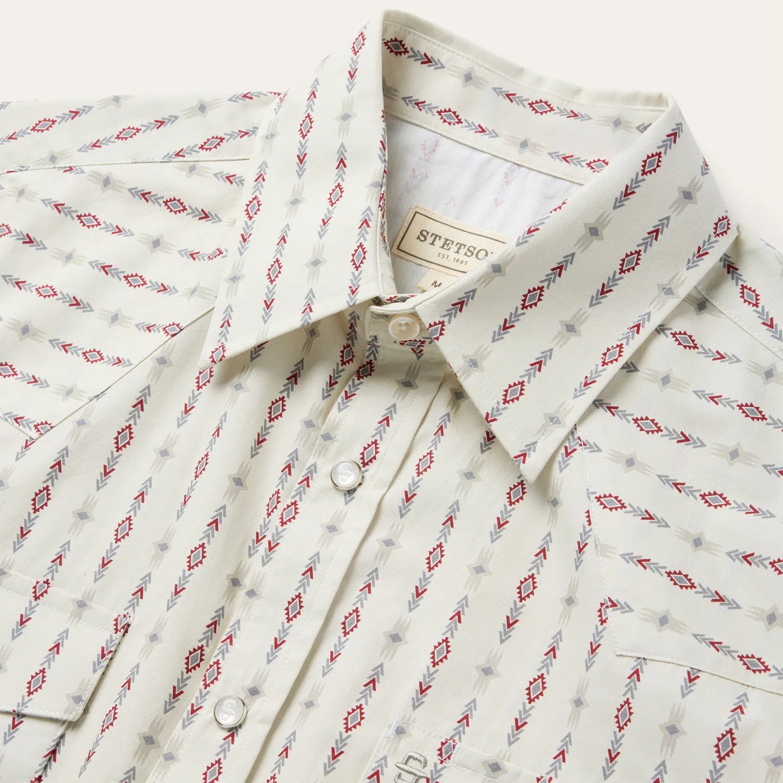 Southwest Stripe Short Sleeve Shirt sold by Stetson product image thumbnail 3