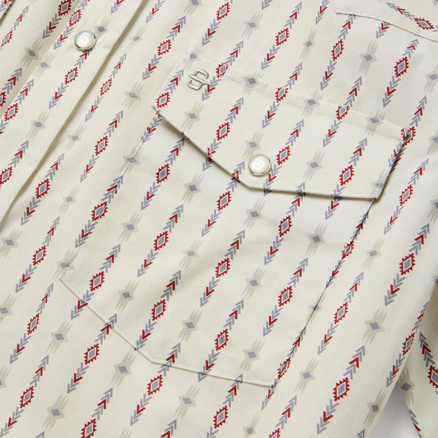 Southwest Stripe Short Sleeve Shirt sold by Stetson product image thumbnail 4