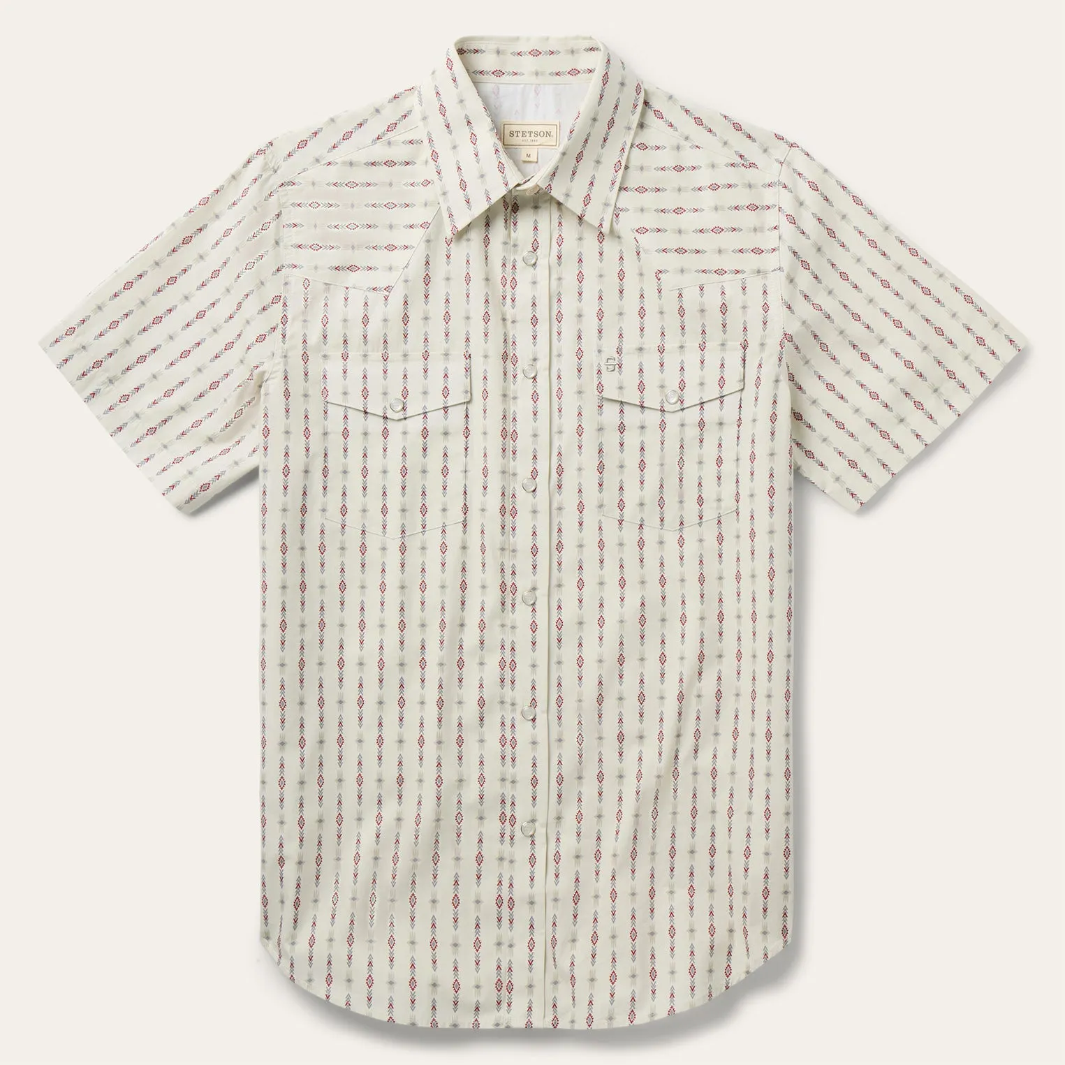 Southwest Stripe Short Sleeve Shirt sold by Stetson