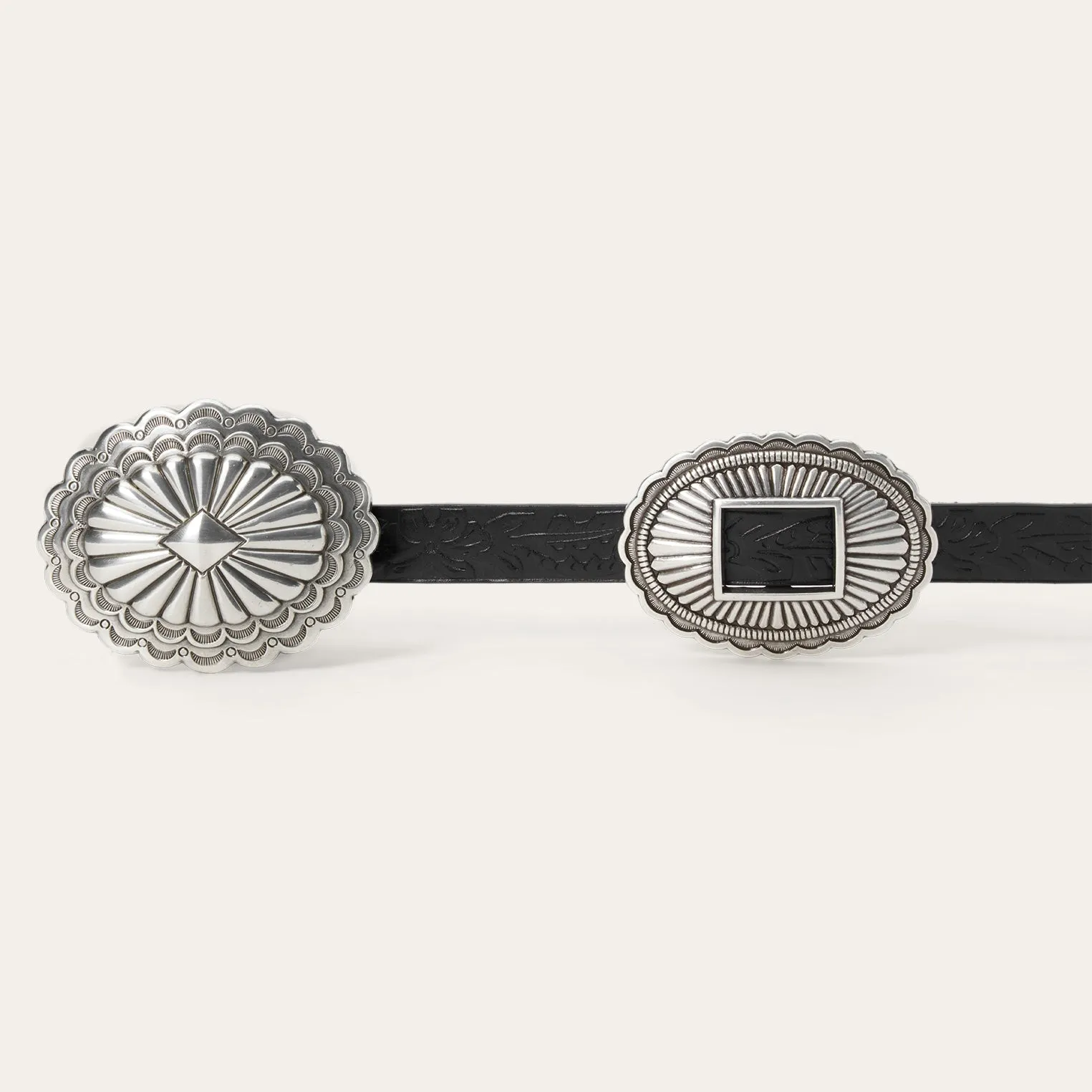 Stetson & THE GREAT. Tooled Leather Concho Belt sold by Stetson product image thumbnail 4