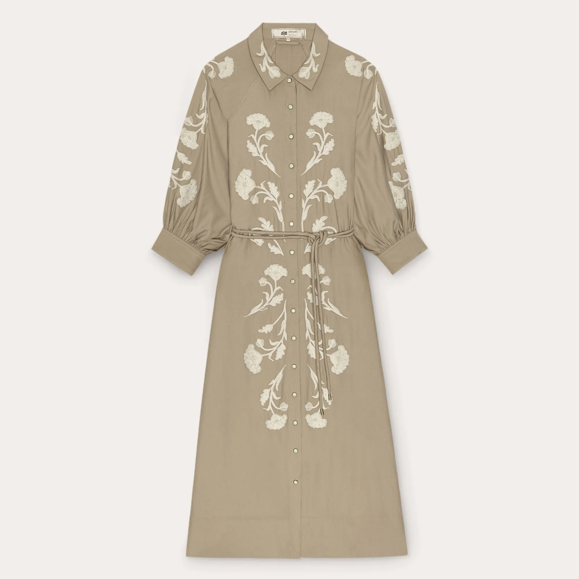 Stetson & THE GREAT. The Western Embroidered Herd Dress sold by Stetson