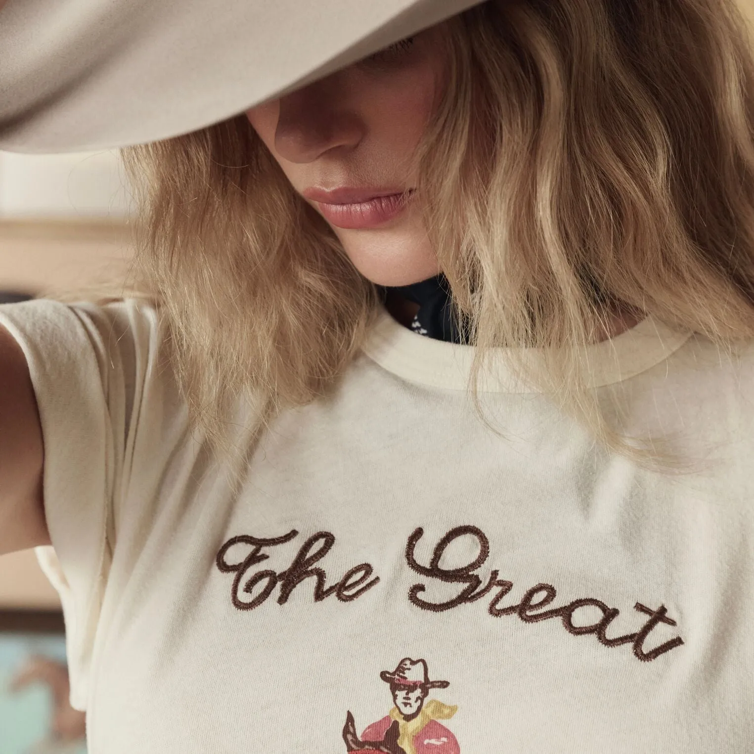 Stetson & THE GREAT. The Boxy Crew with Stetson Graphic sold by Stetson product image thumbnail 4